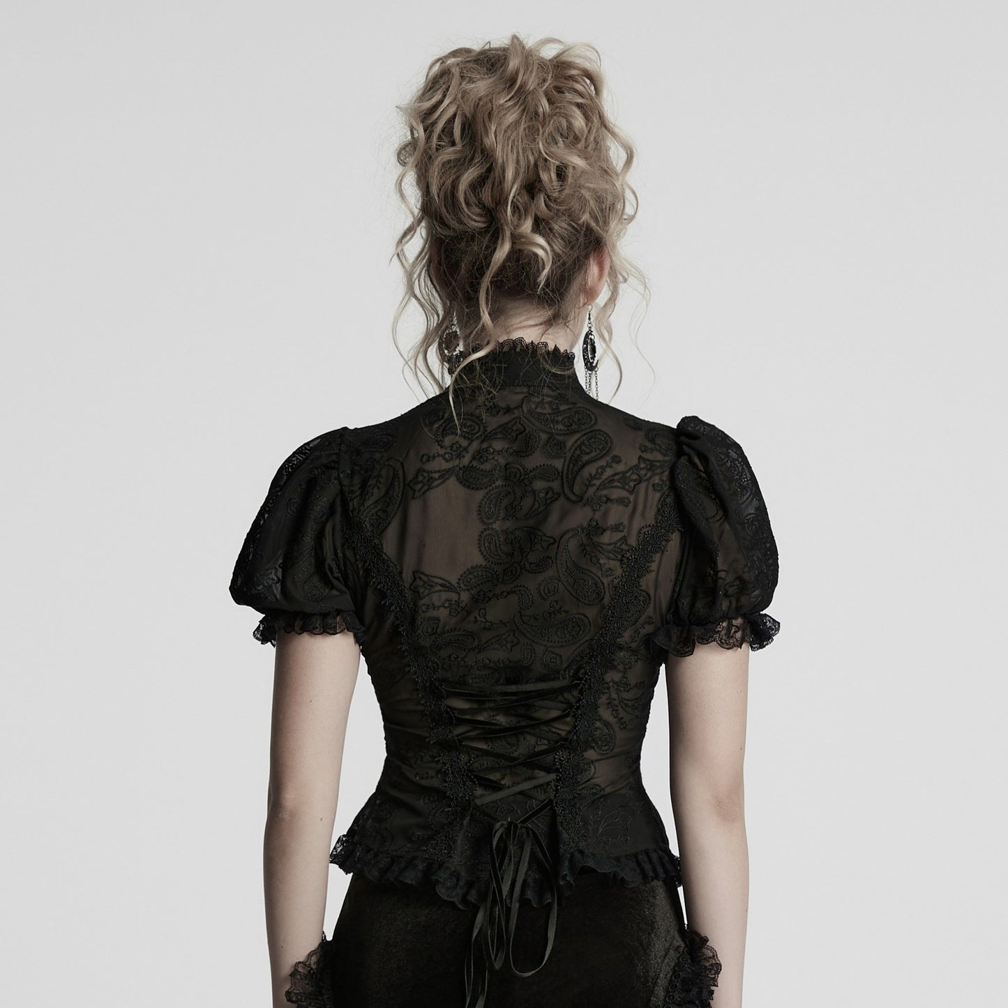 Words Can Hurt Blouse Zwart