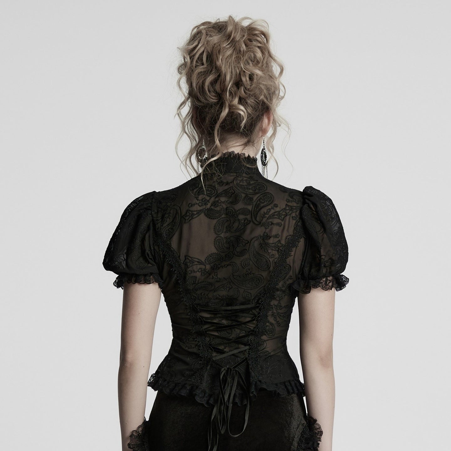 Words Can Hurt Blouse Zwart