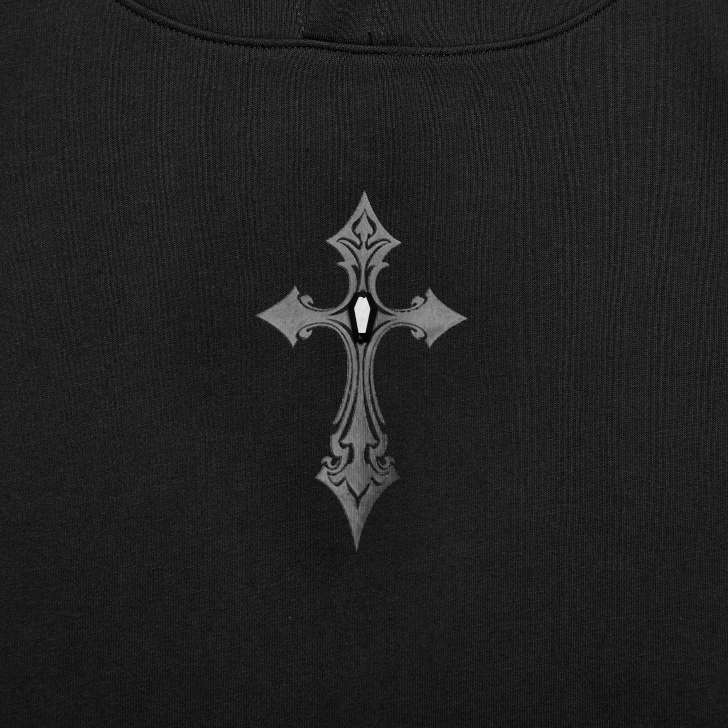 Black Cross Hoody