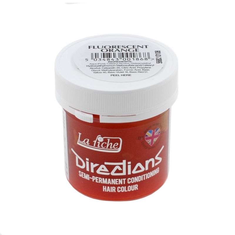 Fluorescent Orange Semi-Permanent Hair Colour
