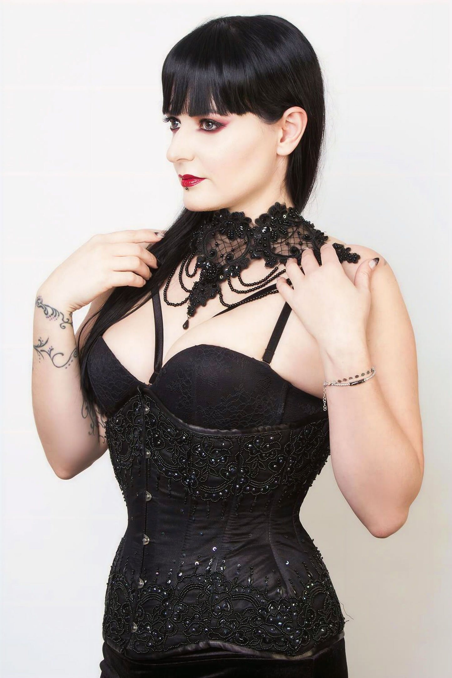 Couture Underbust-Korset Zwart