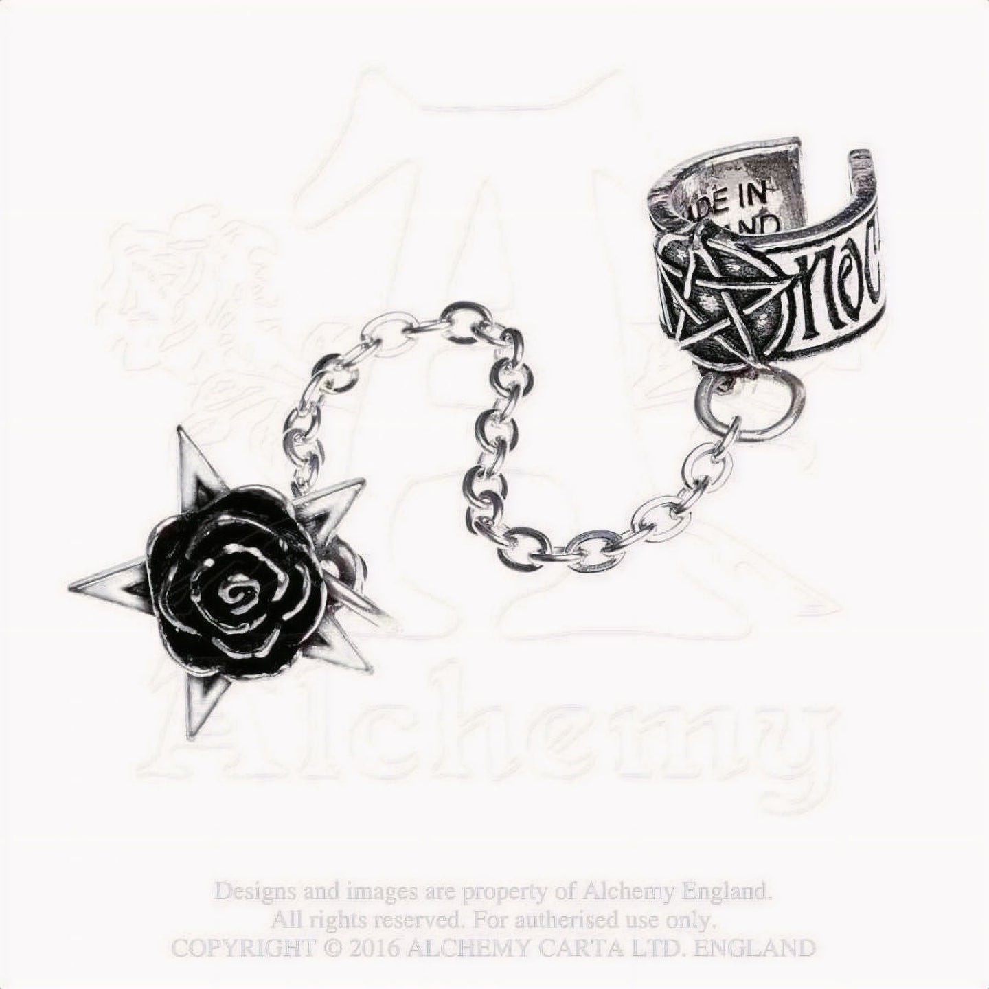 Rosa Nocta Cuff Oorsteker