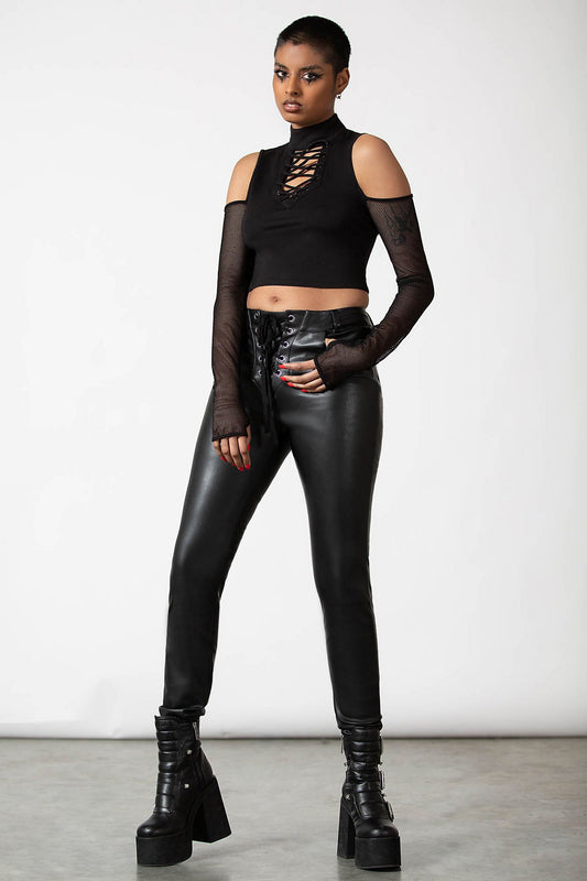 Killstar Primevil Lace-Up Broek