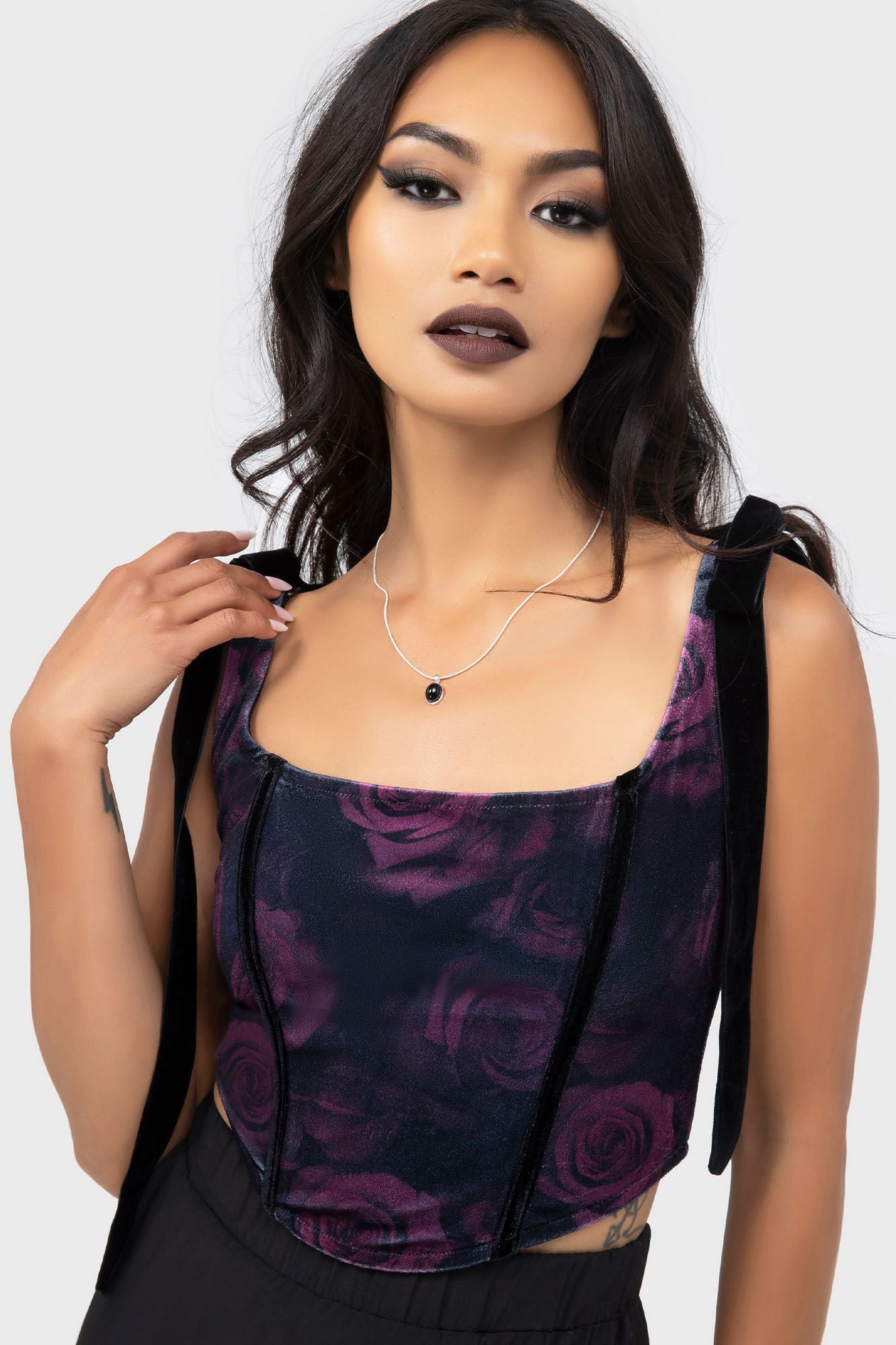 Killstar Nightbloom Korset Top