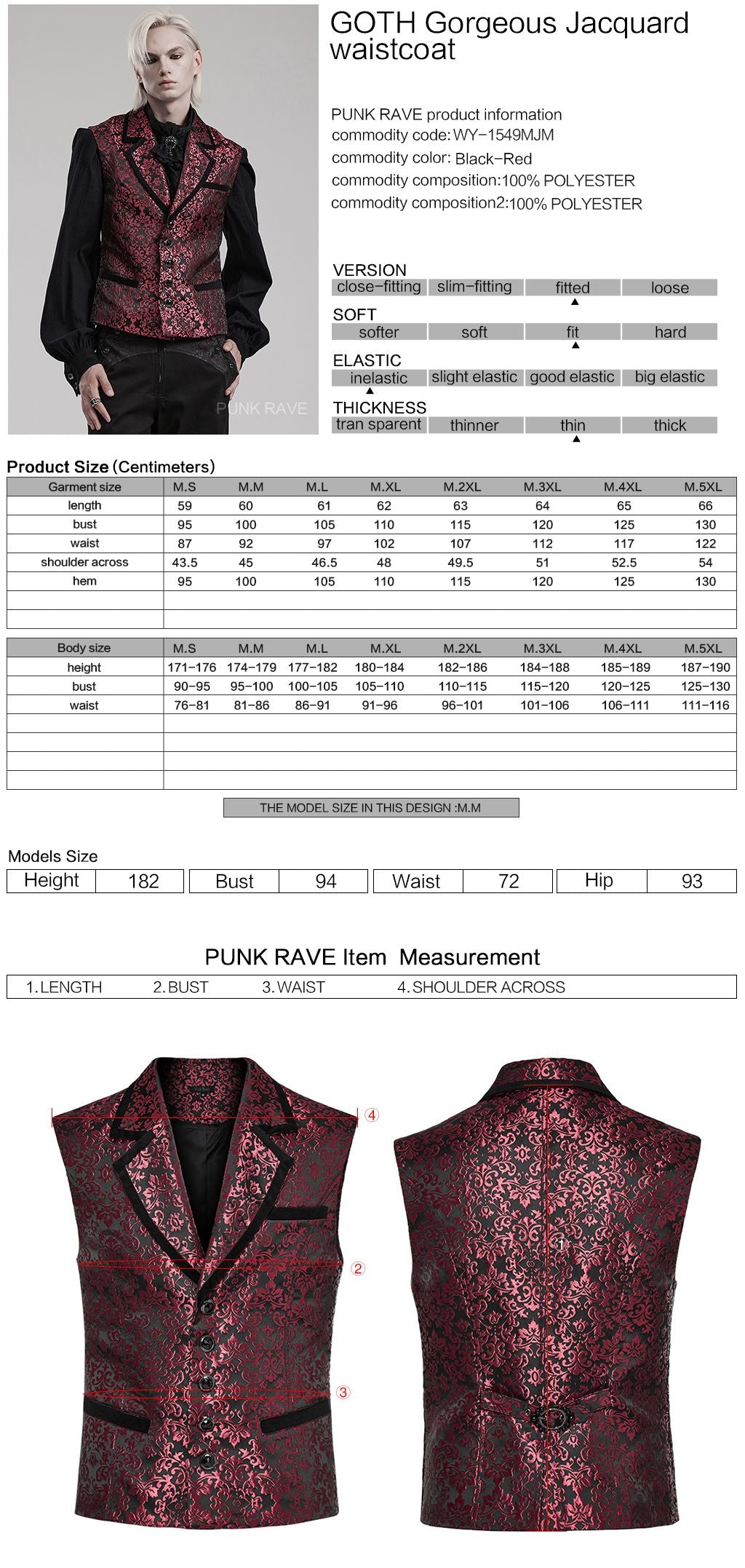 Silent Vest Black - Red
