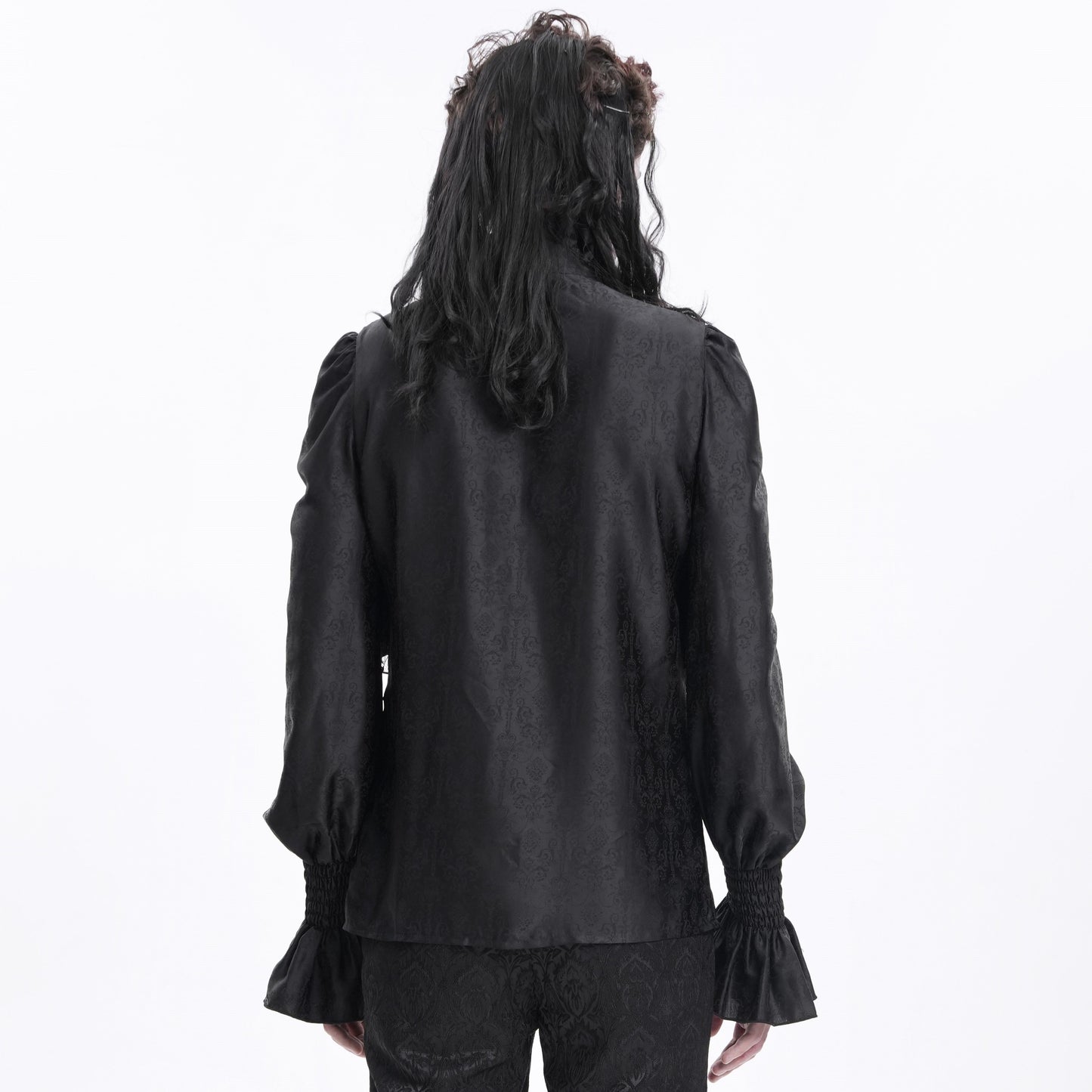 Devil Fashion SHT12401 men's shirt romantic gothic back view