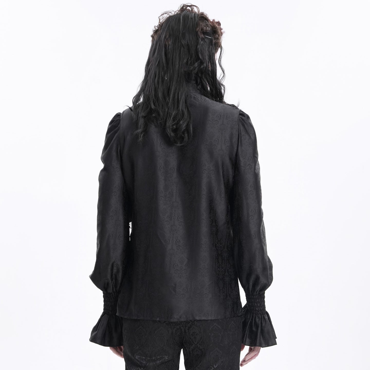 Devil Fashion SHT12401 men's shirt romantic gothic back view