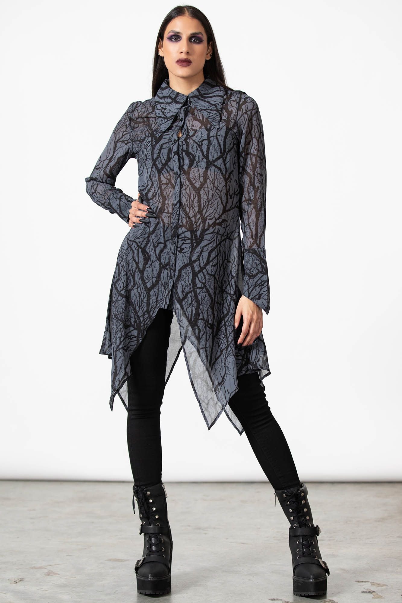 Killstar Eclipsa Button-Up Shirt