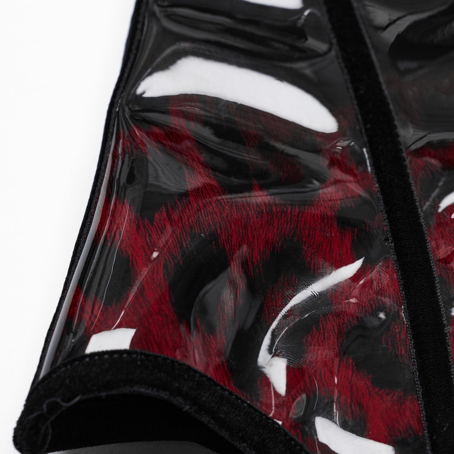 Deal Korset Zwart - Rood Luipaard