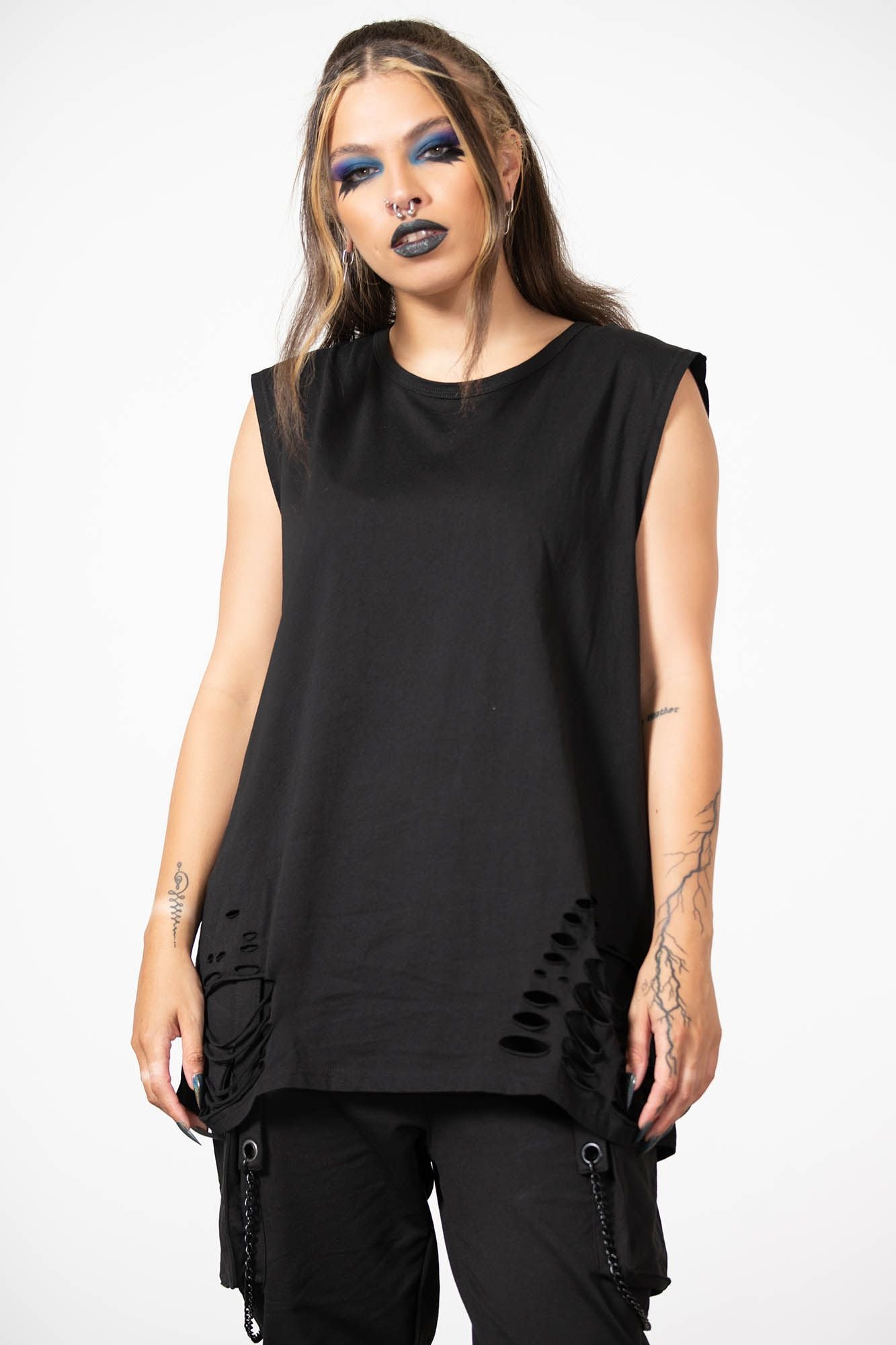 Killstar Total Trance Distressed Vest