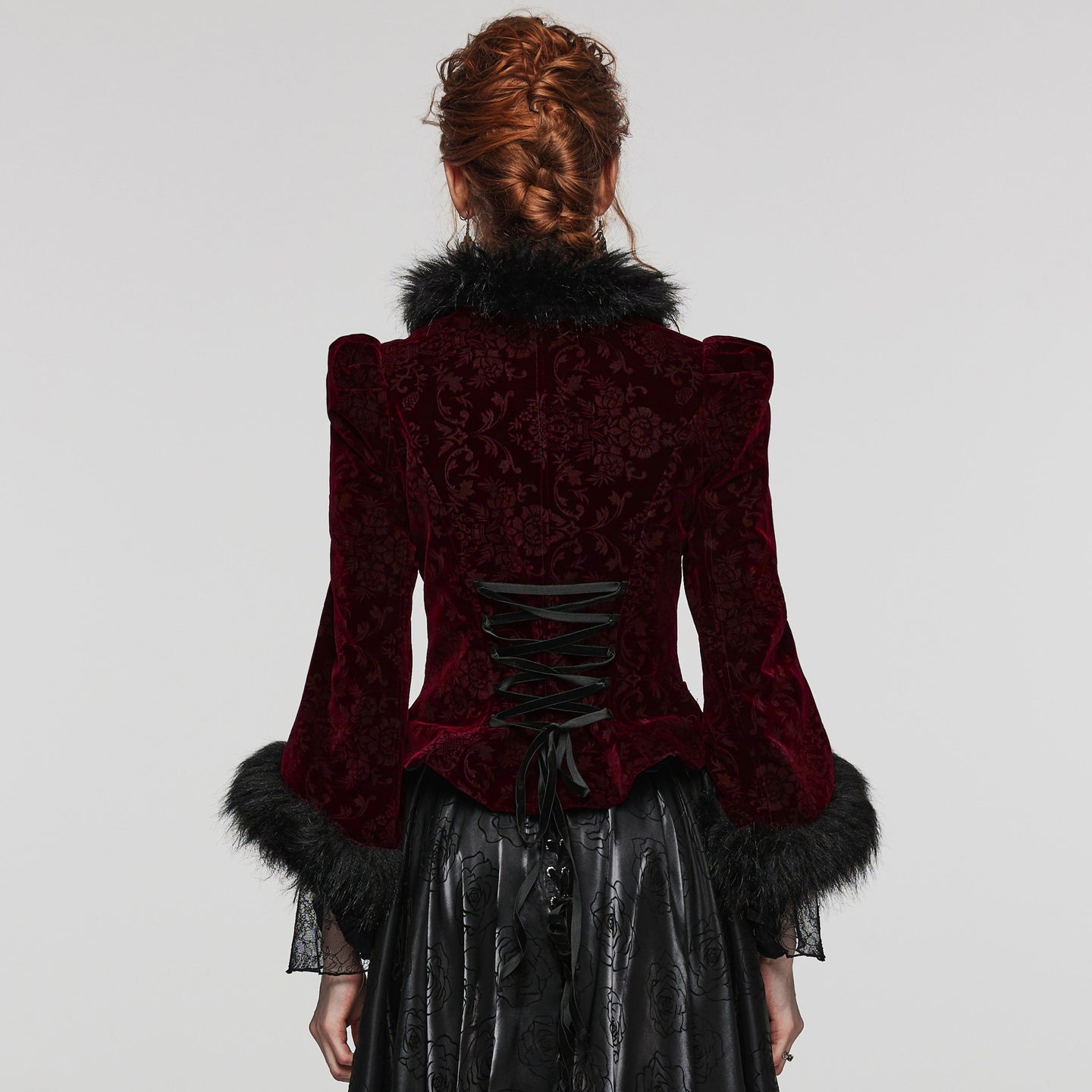 Wanting More Jacket Red - Black