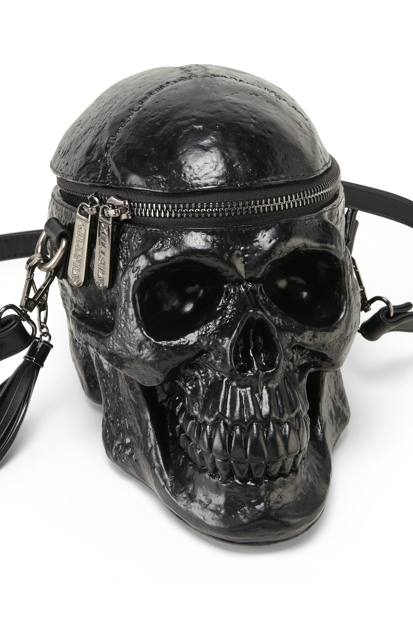 Grave Digger Skull Handtas Zwart