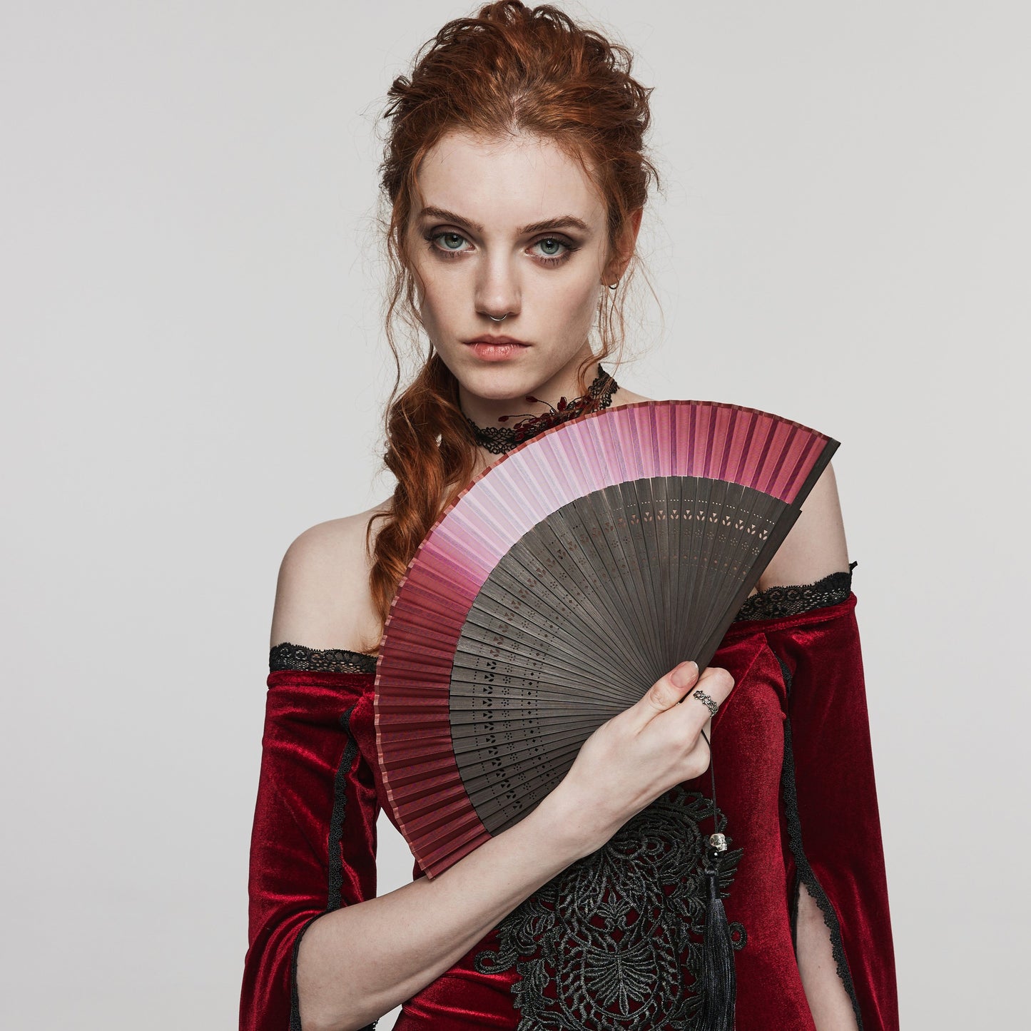 All The Night Fan Black - Red