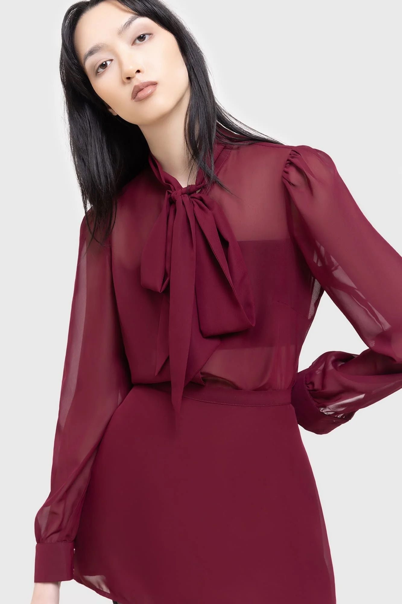 Kihilist Crimson Oracle Blouse