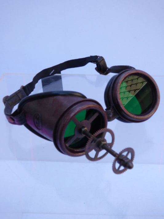 Goggles Telescopic Cog Bronze/Green