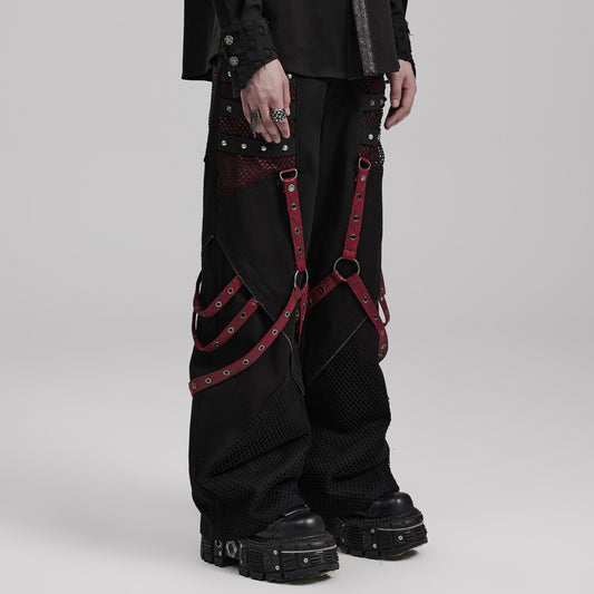 Denying Trousers Black - Red
