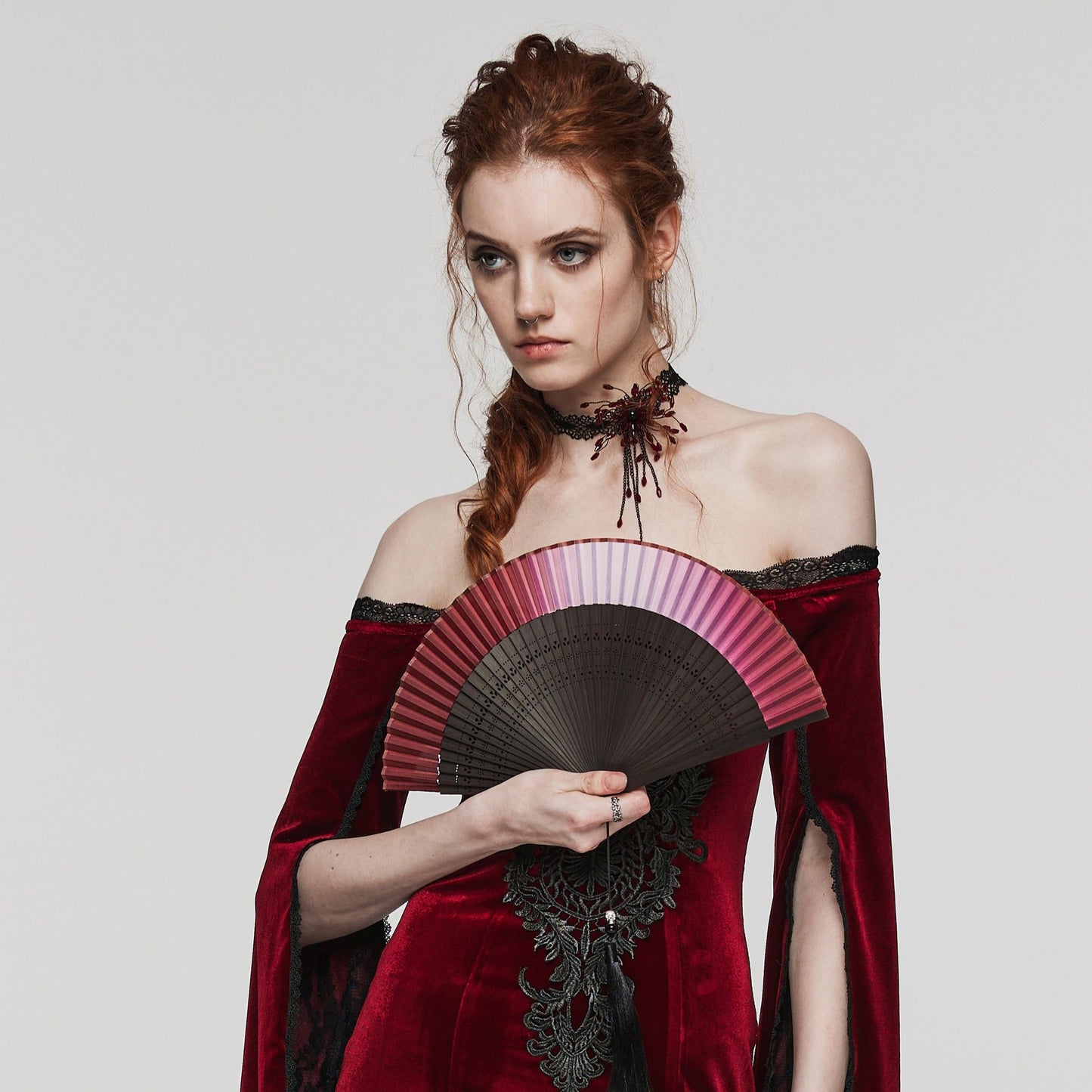 All The Night Fan Black - Red