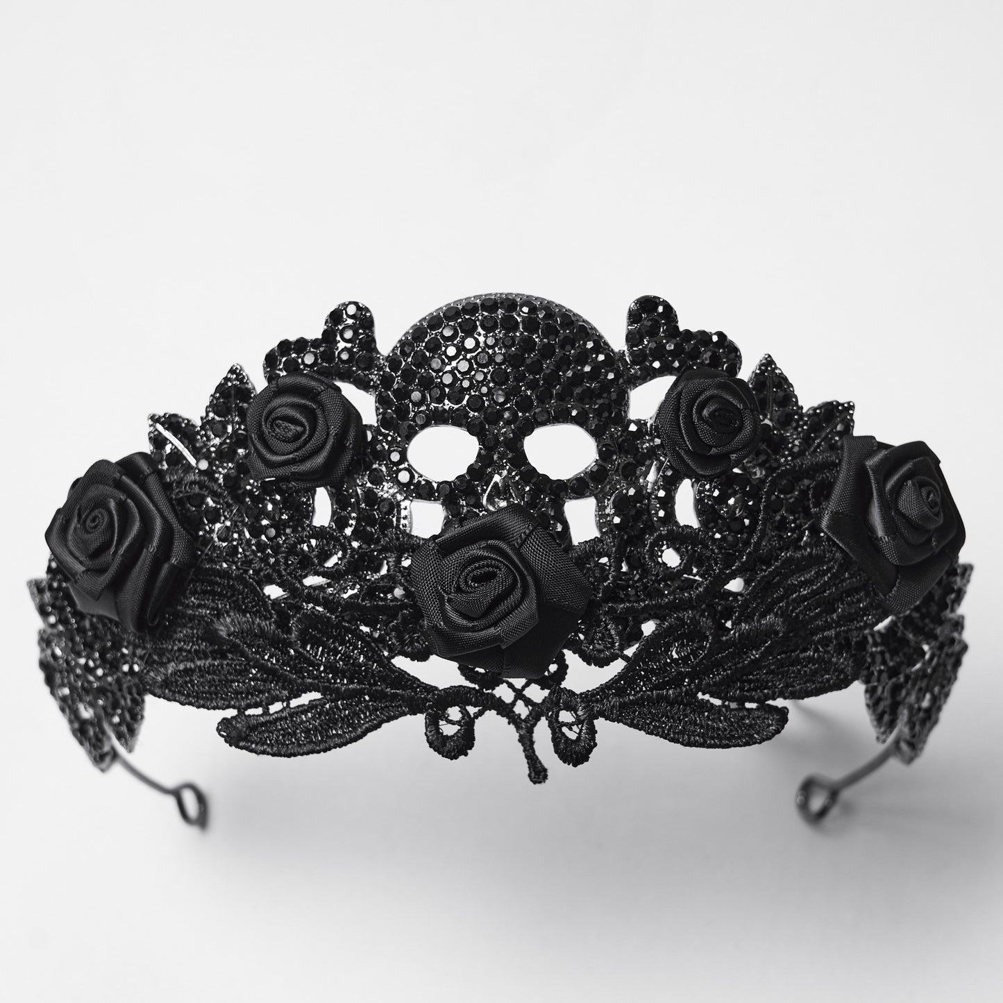 Skull & Roses Tiara Crown