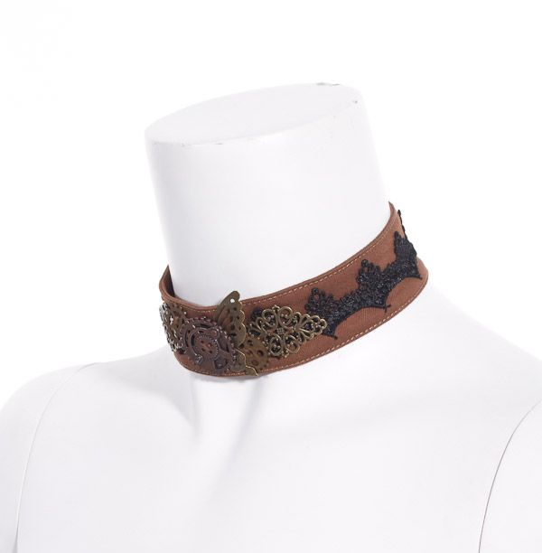 Mechanical Butterfly Halsband