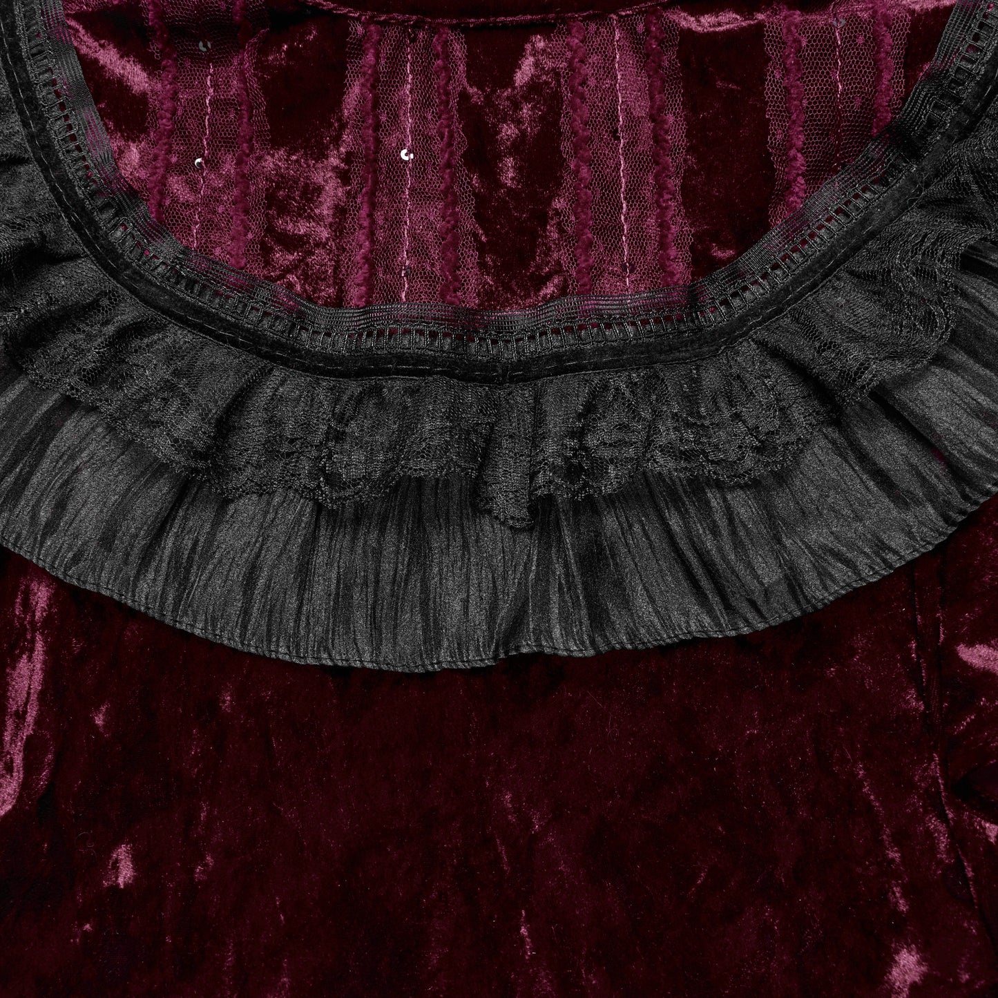 It's Gone Capelet Rood - Zwart