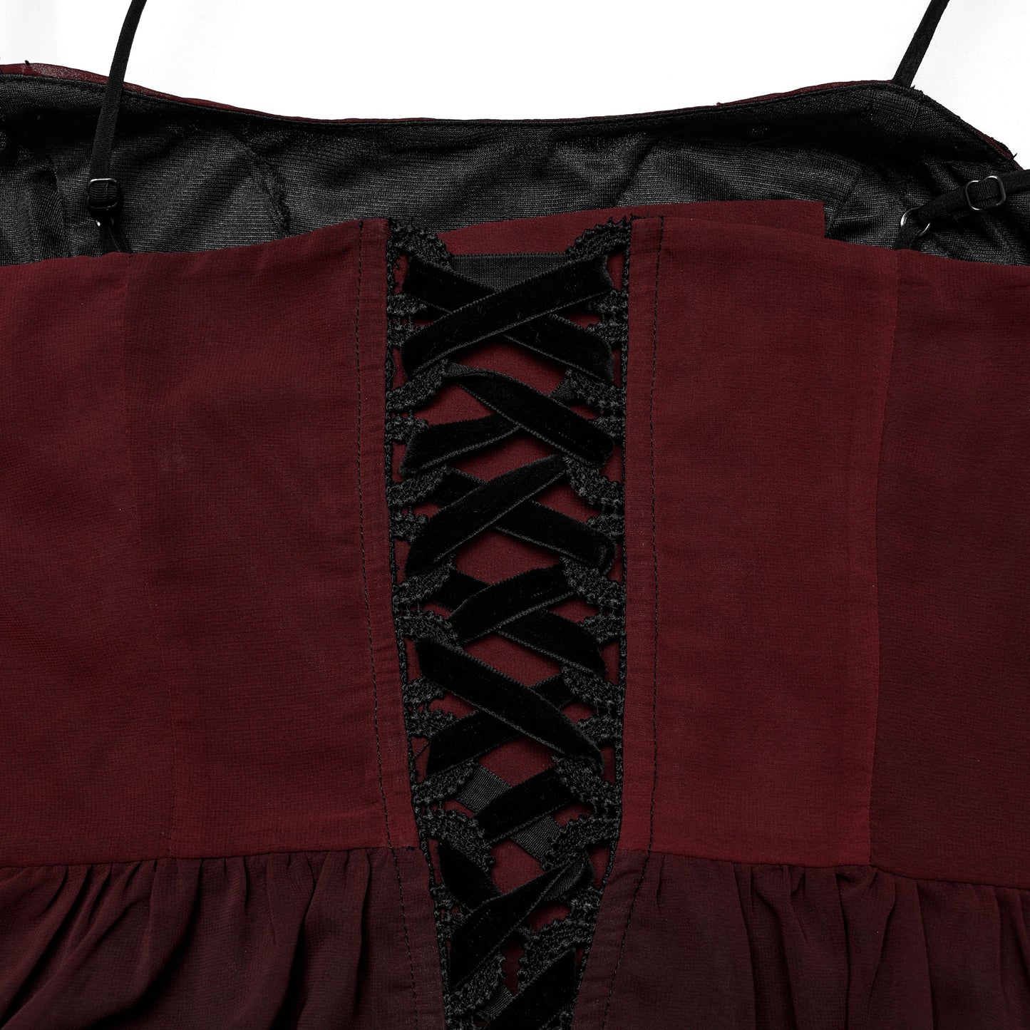 Say Goodbye Dress Black - Red