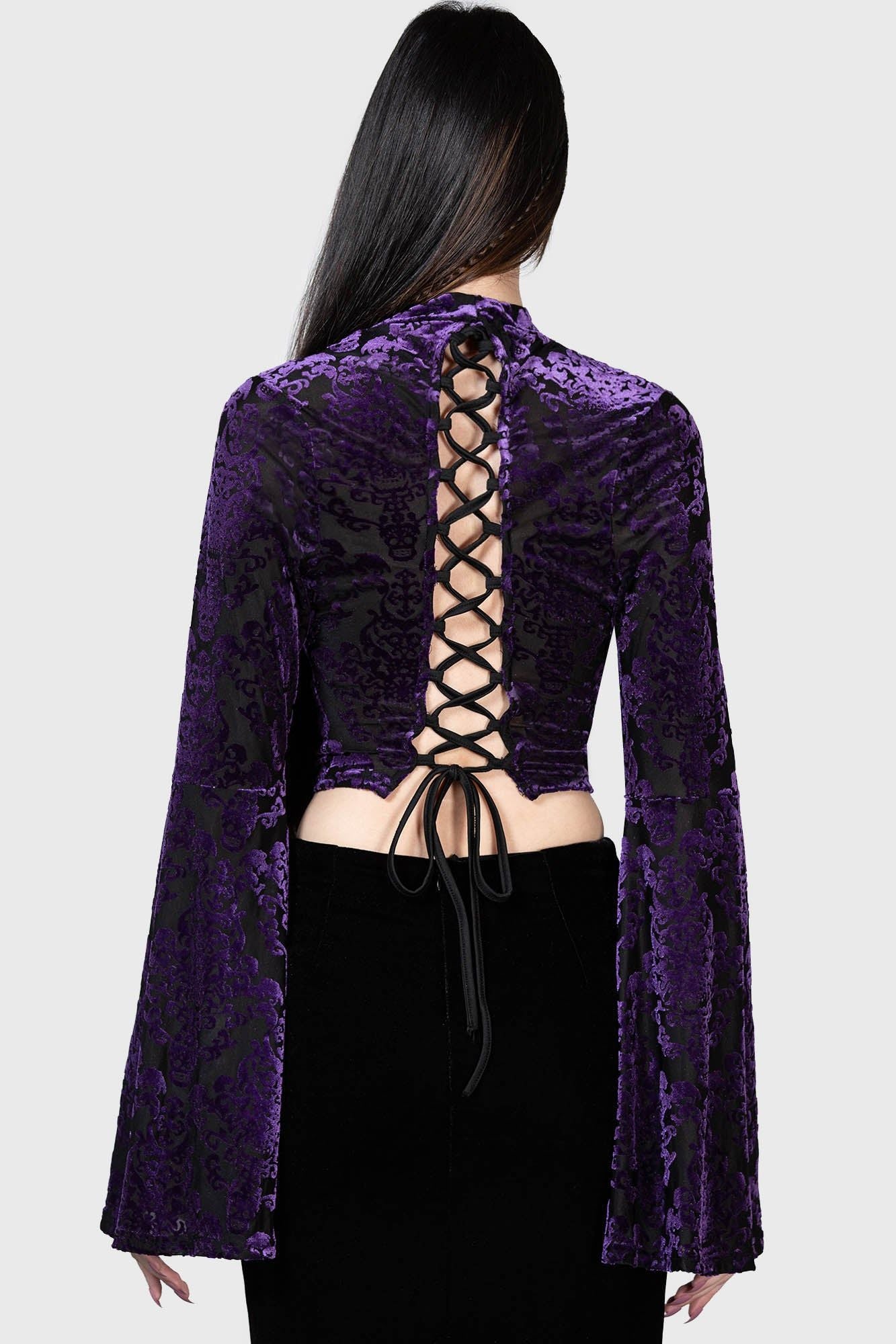 Vassago Long Sleeve Top Paars