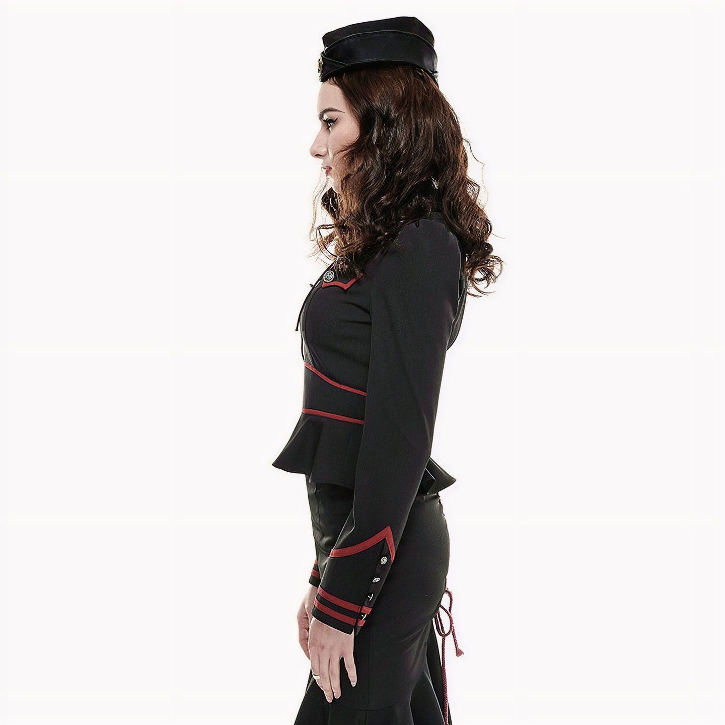 Ground Force Shirt Black - Red Y-661