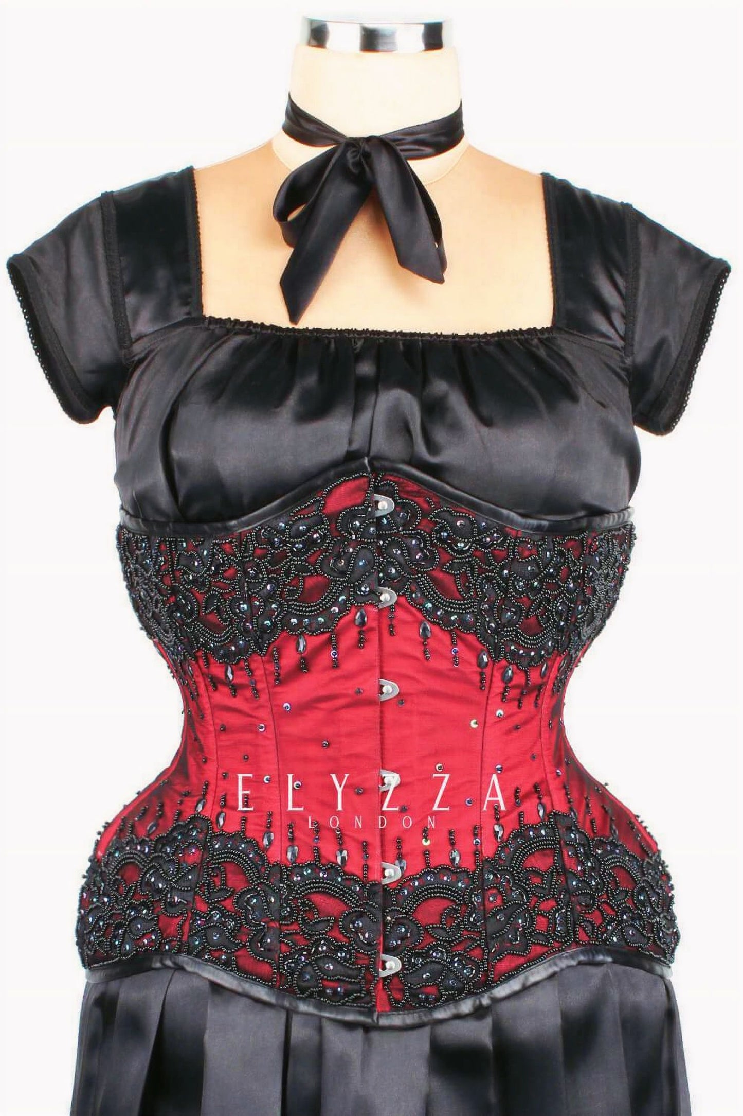 Couture Underbust Korset Rood