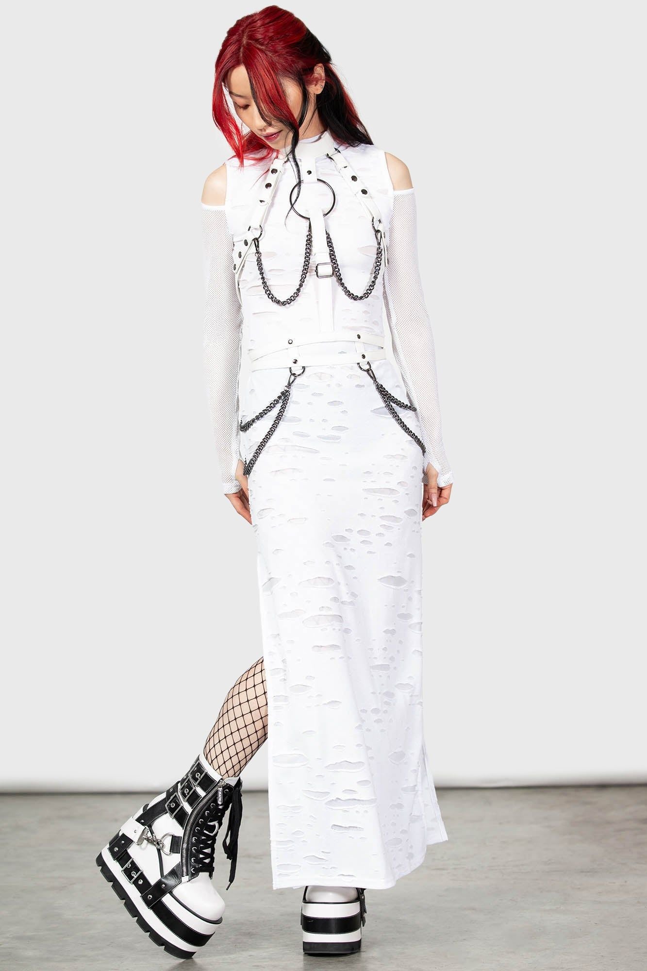 Killstar Baphomet Bones Harness
