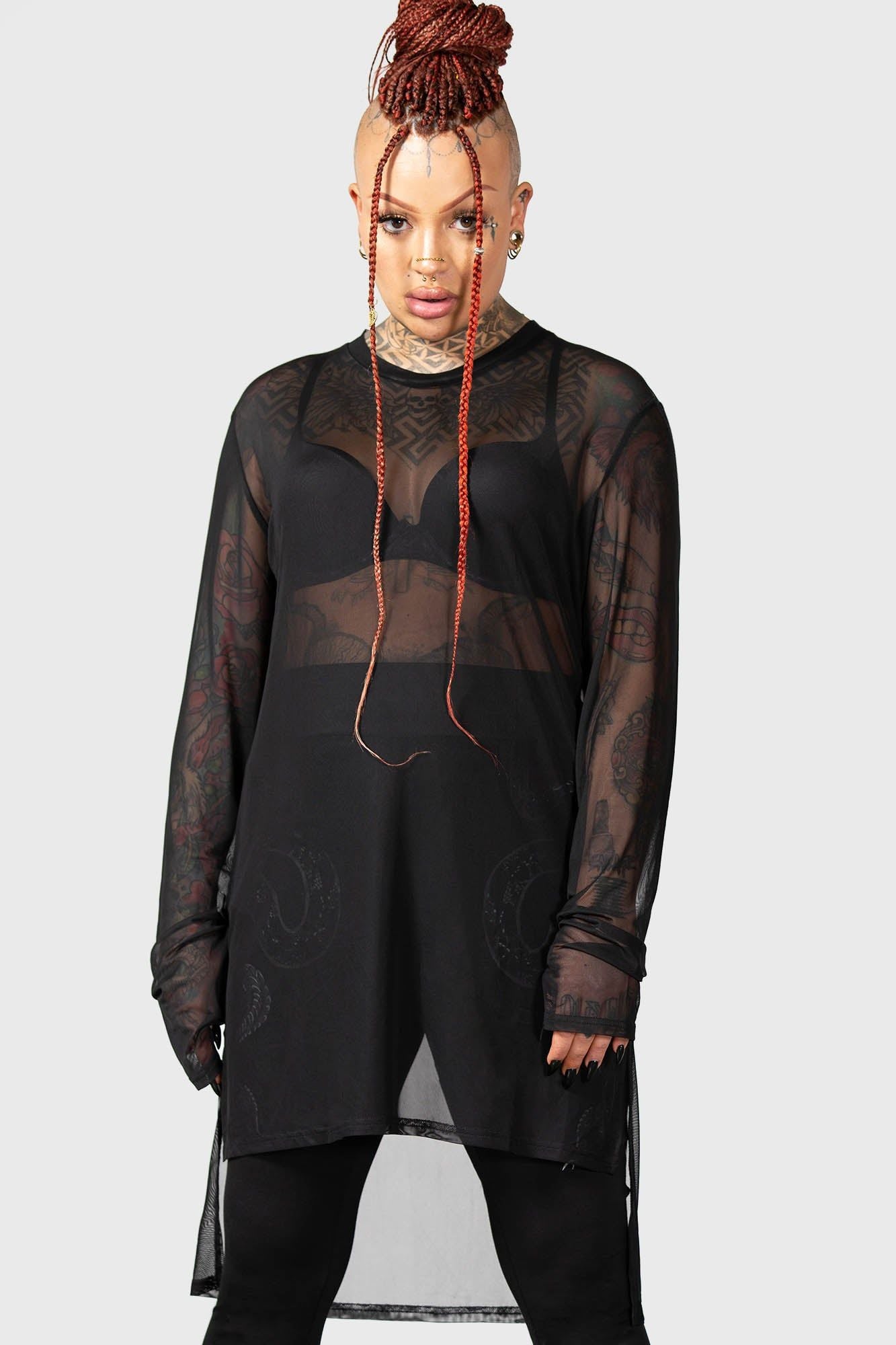 Killstar Malik's Malice Mesh Top