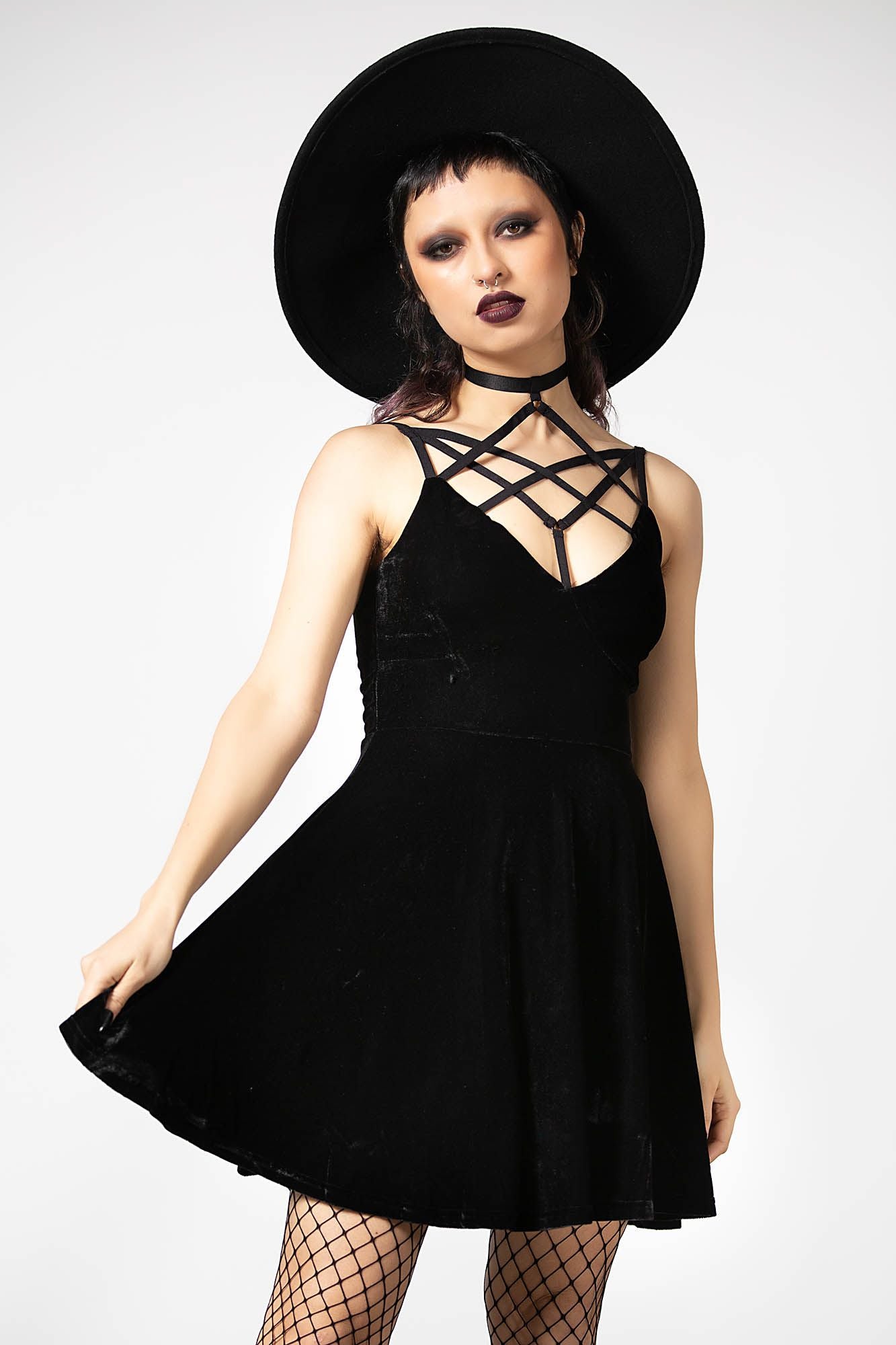Killstar Magica Skaterjurk Zwart