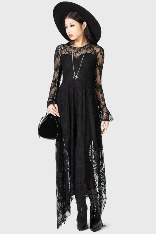 Shadow Figure Maxi Jurk