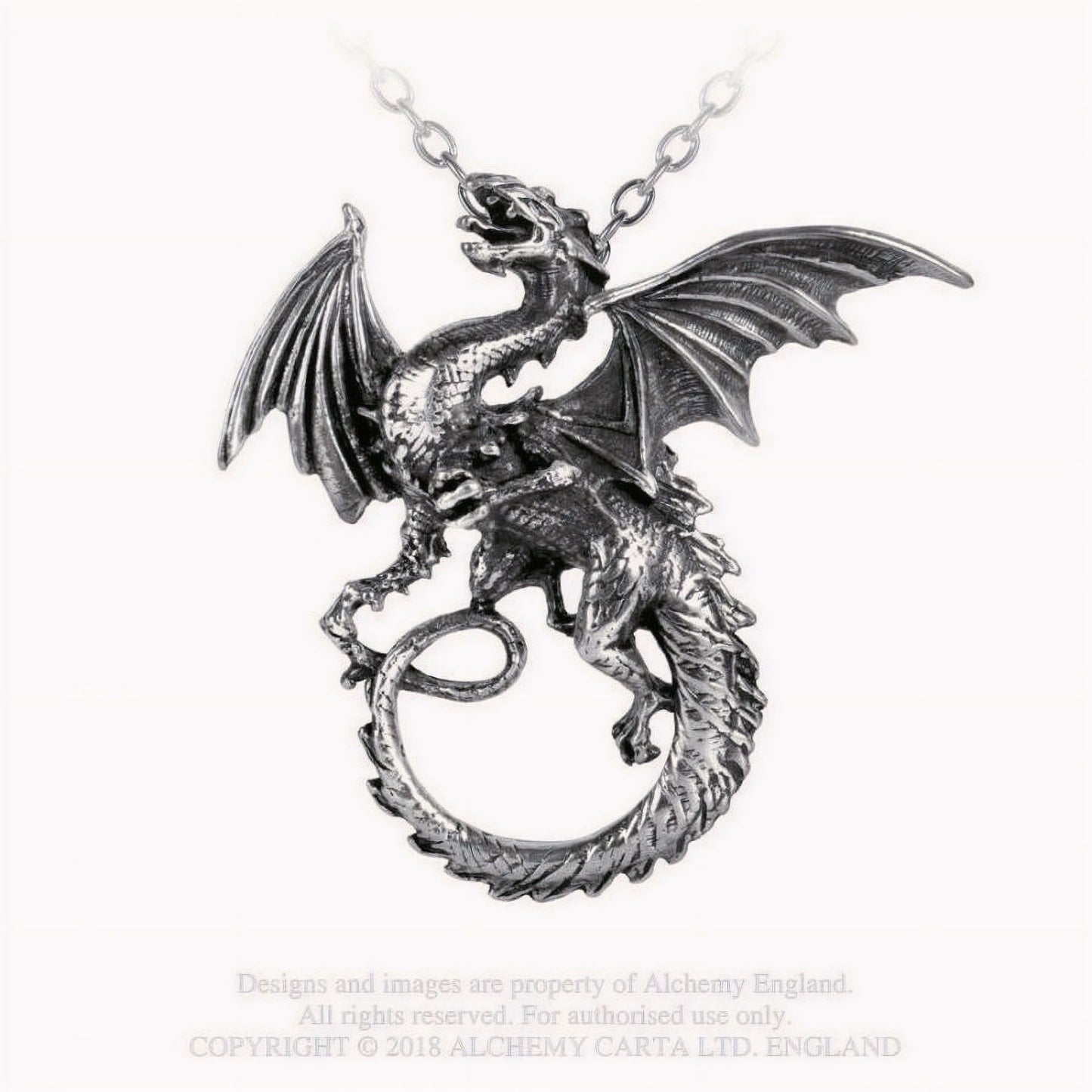 The Whitby Wyrm Pendant - Necklace