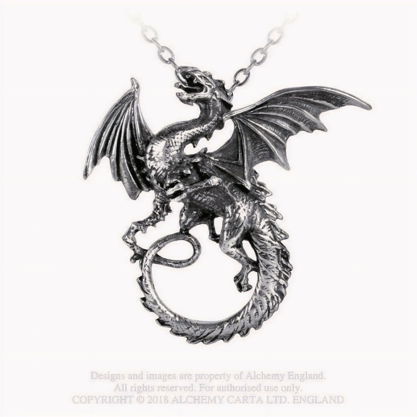 The Whitby Wyrm Pendant - Necklace