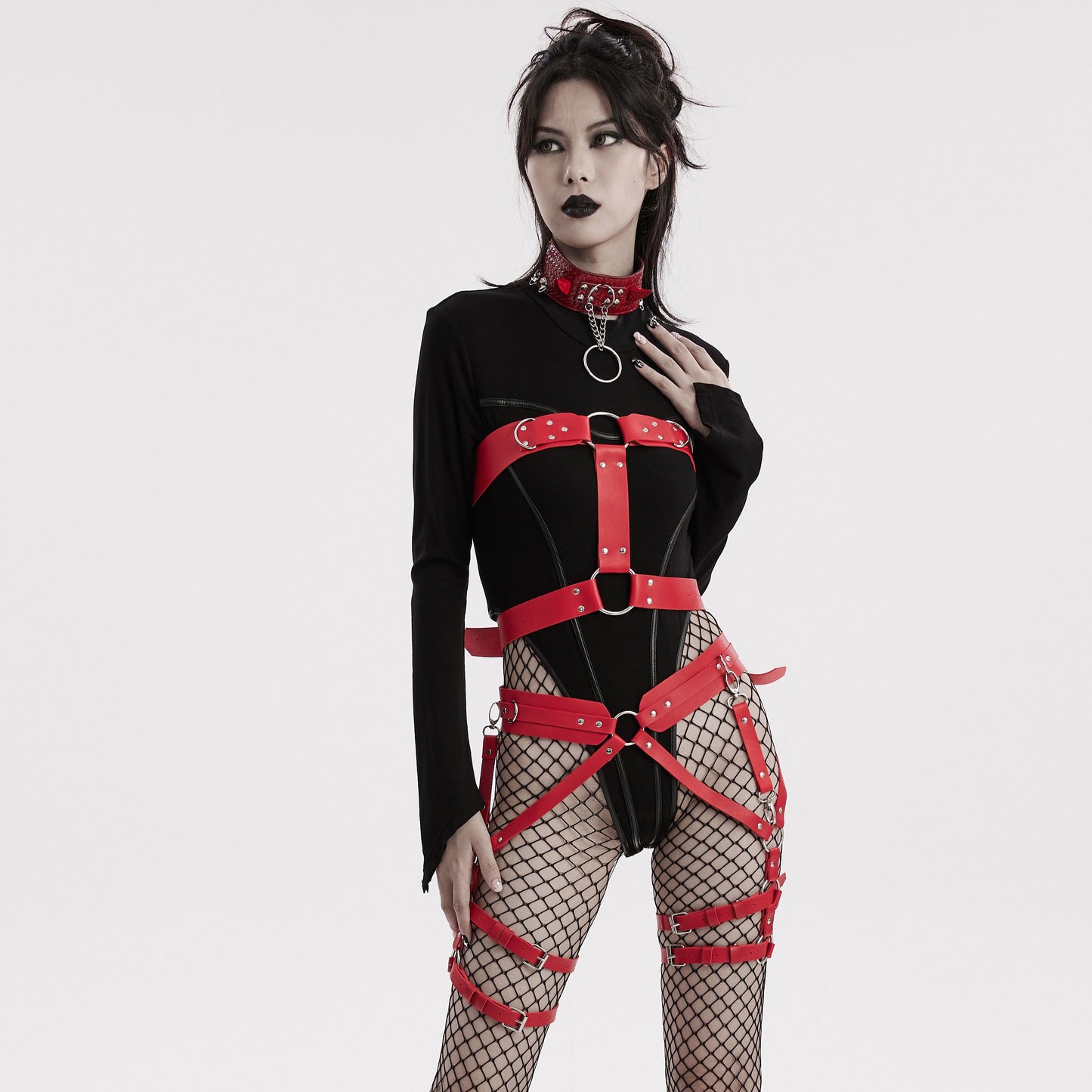 Haunt Me Waist Harness Rood