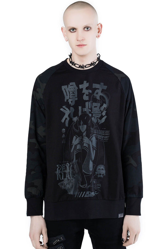 Killstar Rumour Camo Sweatshirt