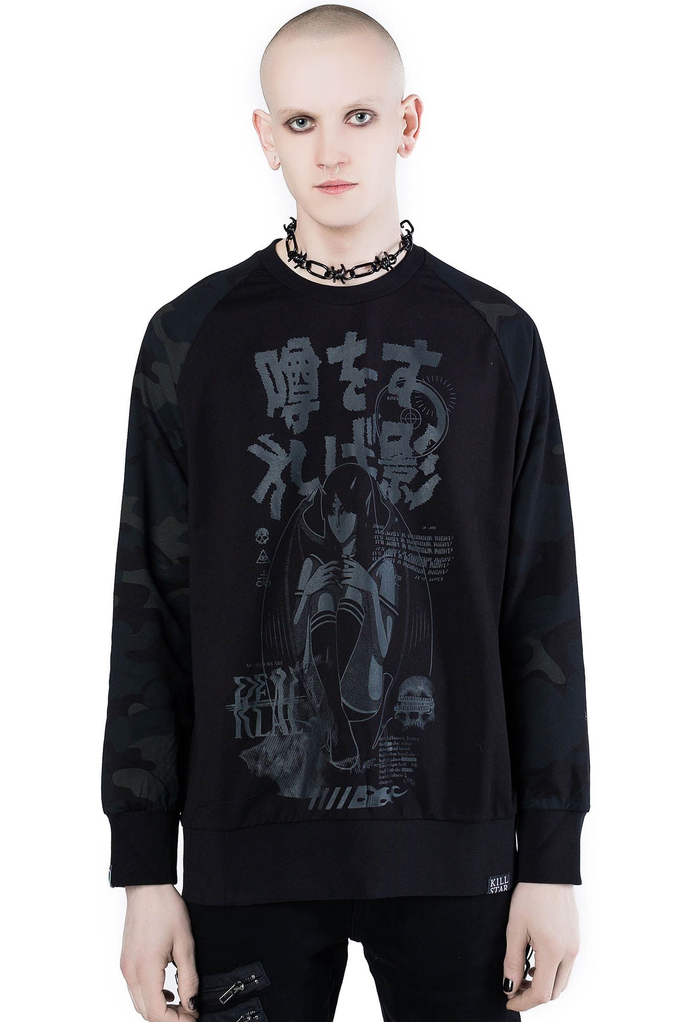 Killstar Rumour Camo Sweatshirt