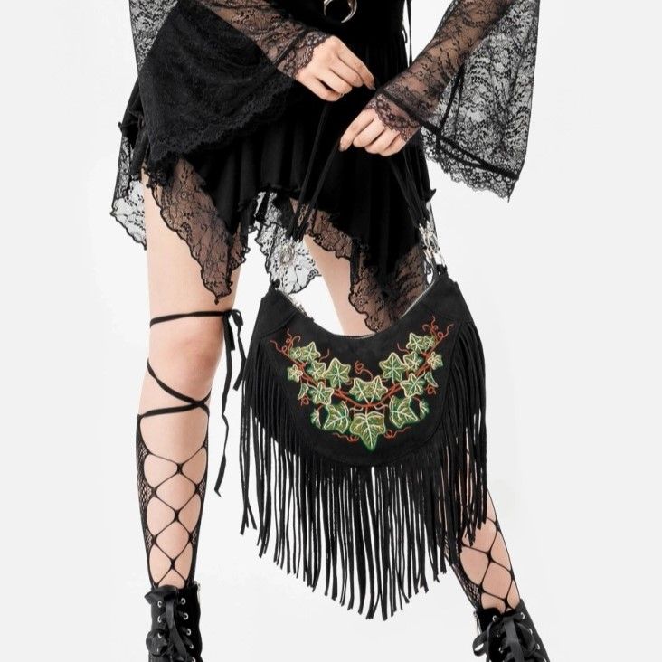 Tangled Vines Tassel Tas