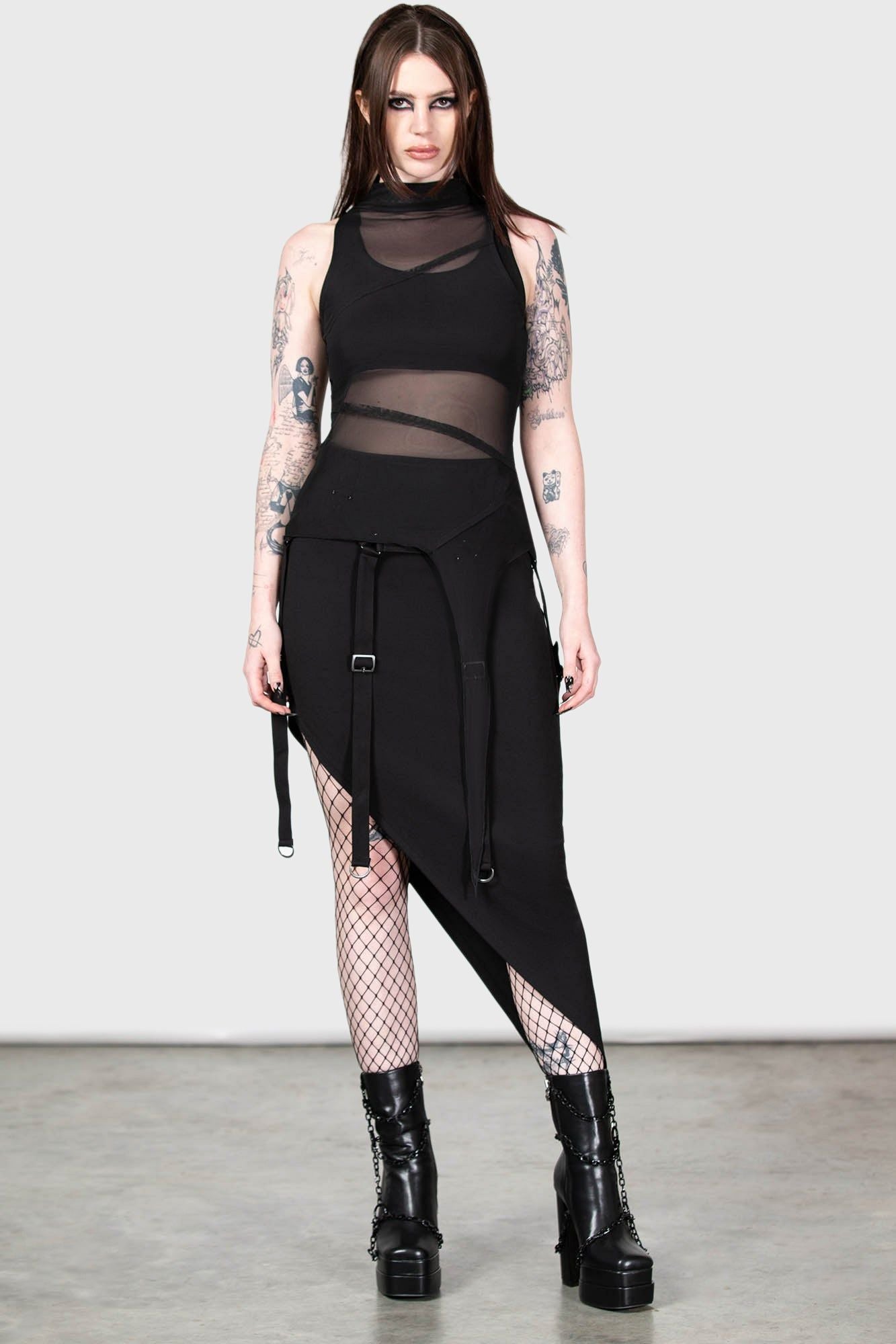 Killstar Acacia's Poison Midi Skirt