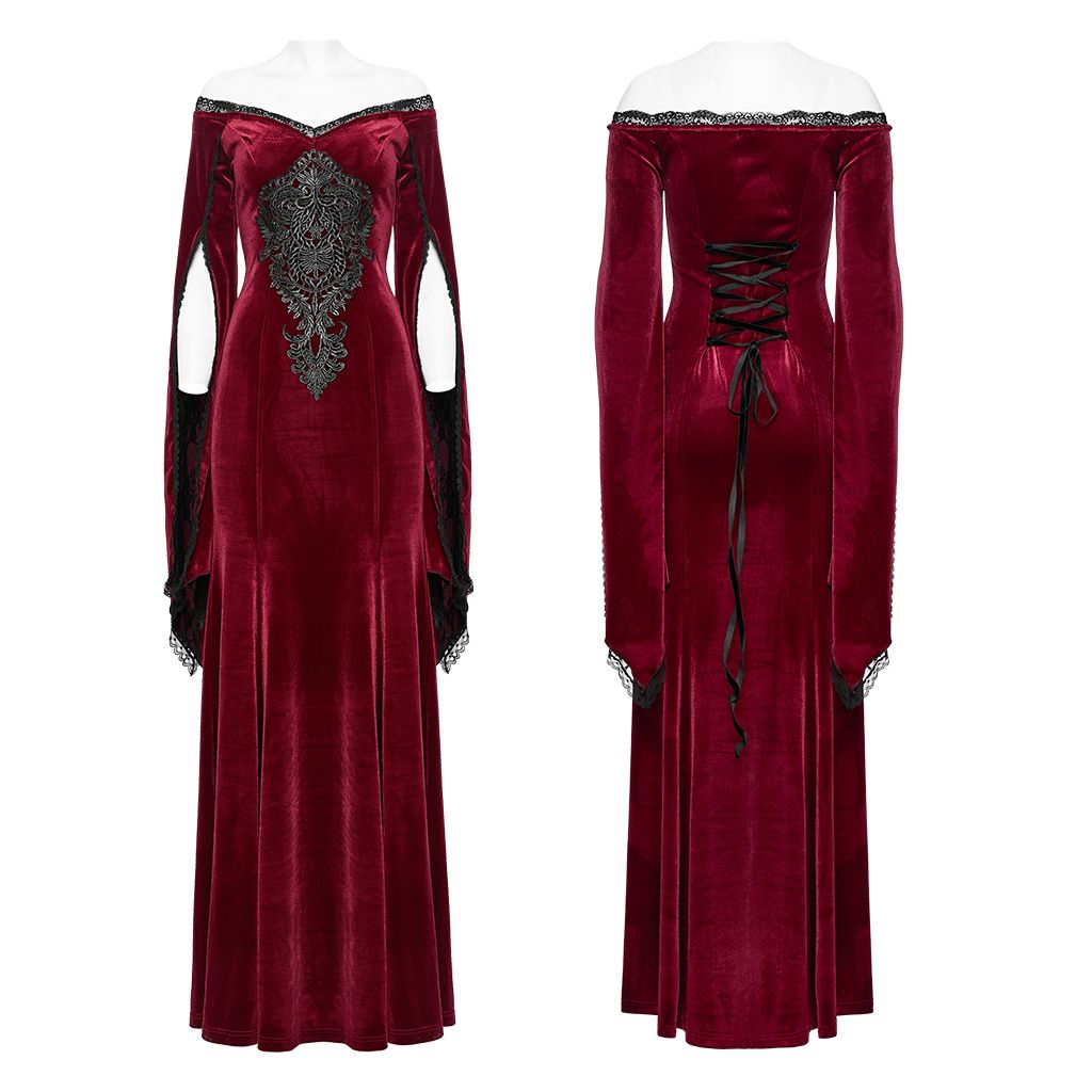 Superstition Dress Red - Black