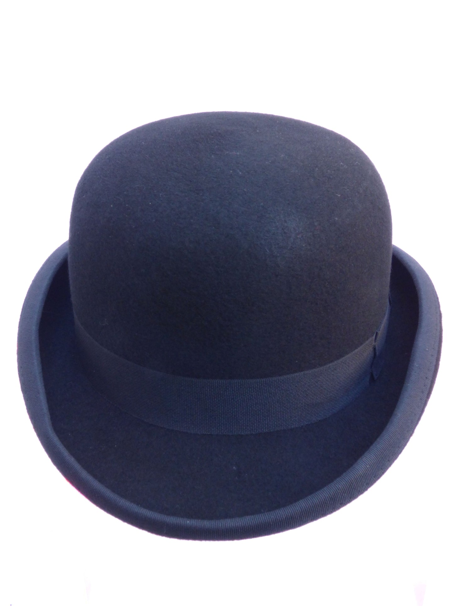 Classic Bowler Hat Wool Felt Black