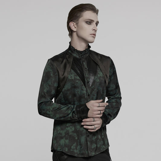 Punk Rave On My Way Shirt Zwart - Groen