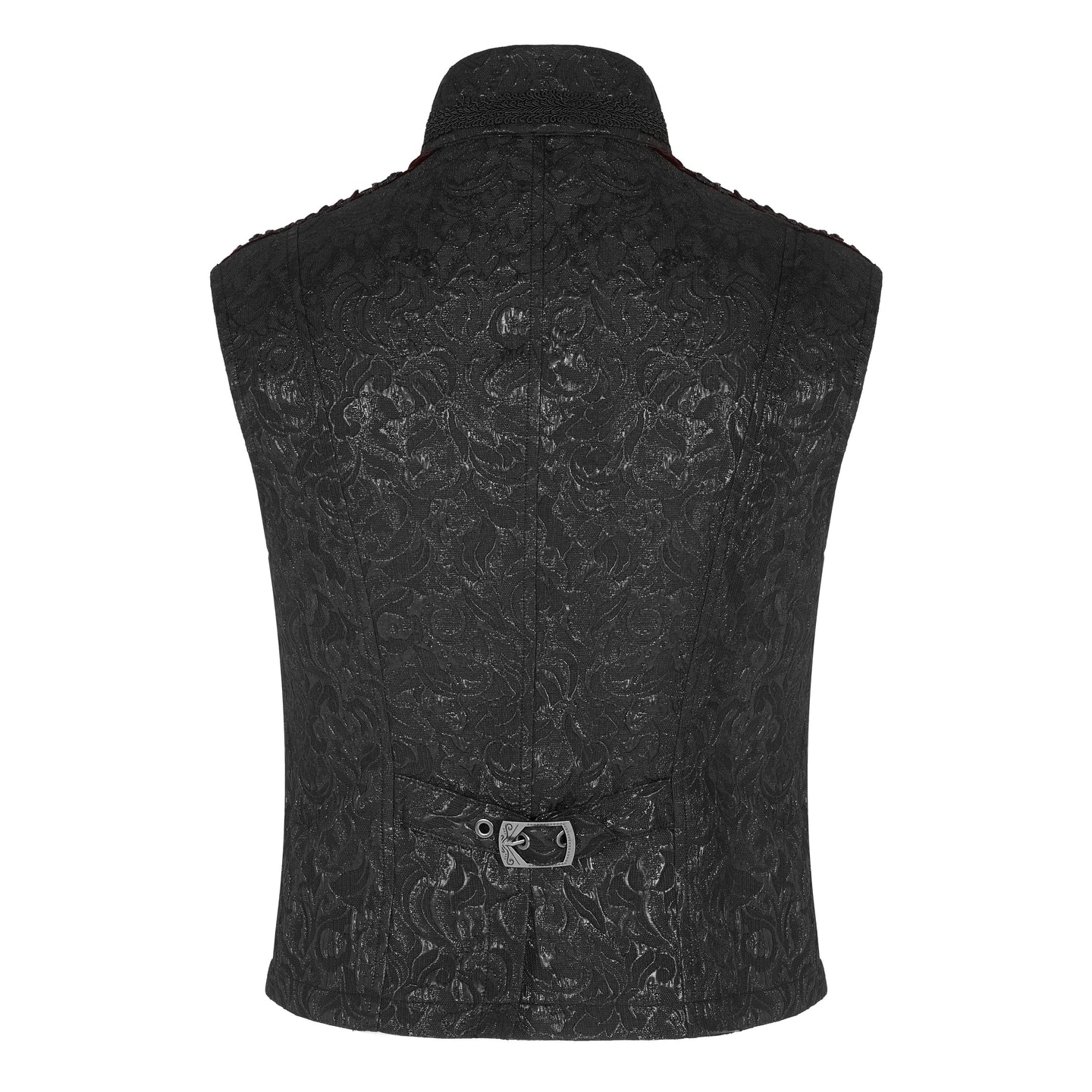 Constant Waistcoat Zwart/Rood