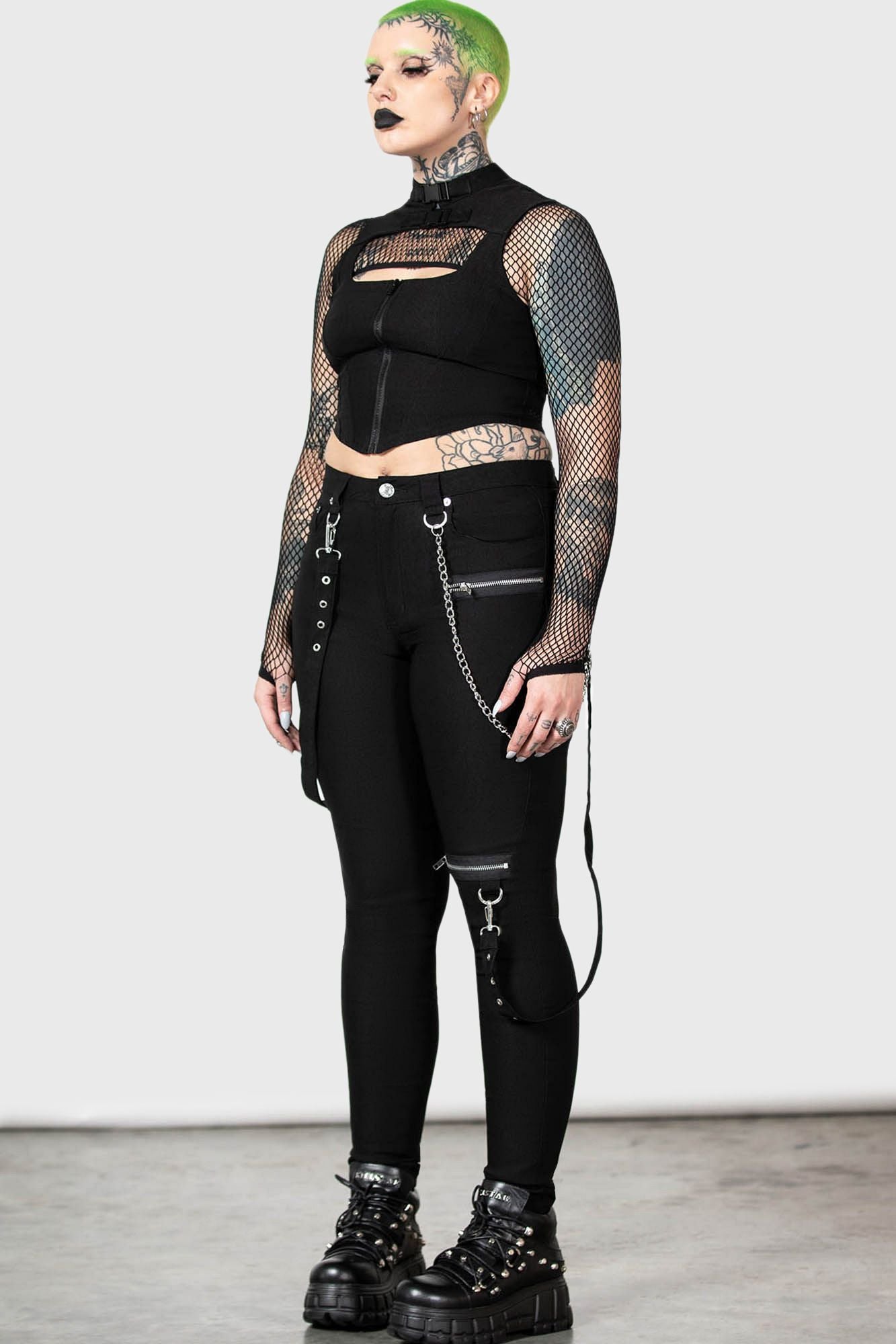 Killstar The Rave Skinny Broek
