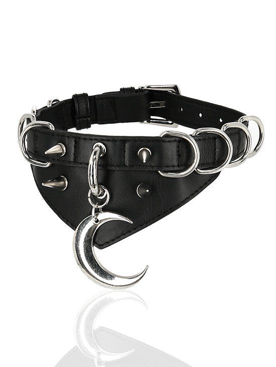 Moon and D-Ring Choker