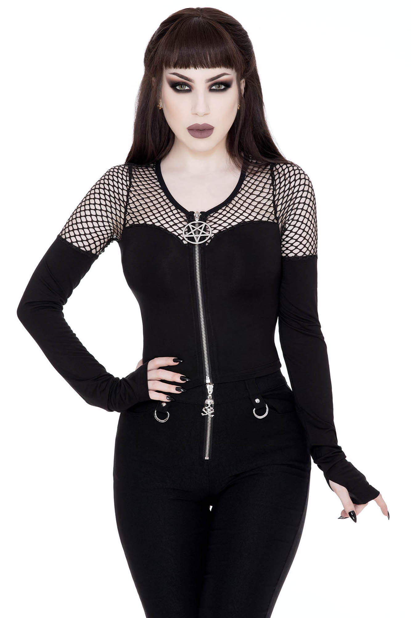 Killstar Dee Mony Long Sleeve Top