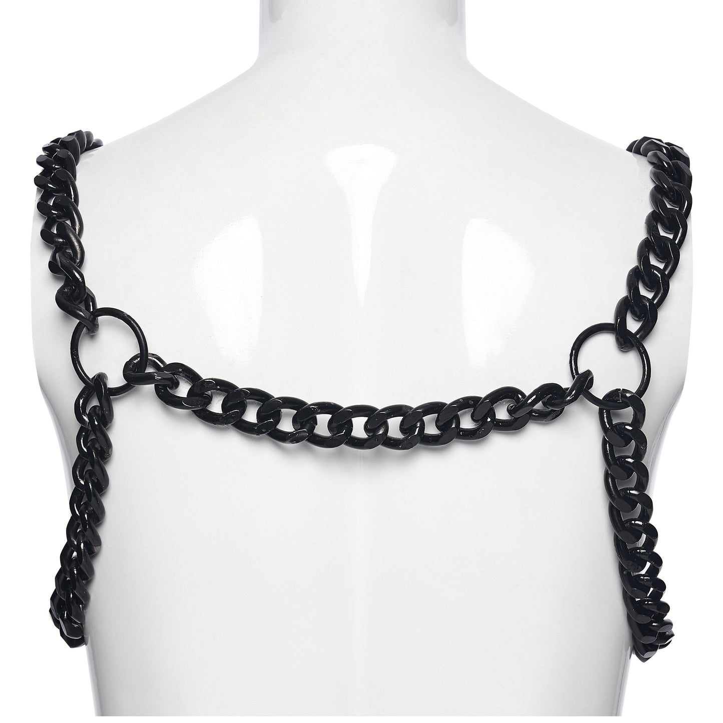 Punk Rave Claim Chain Harness Black