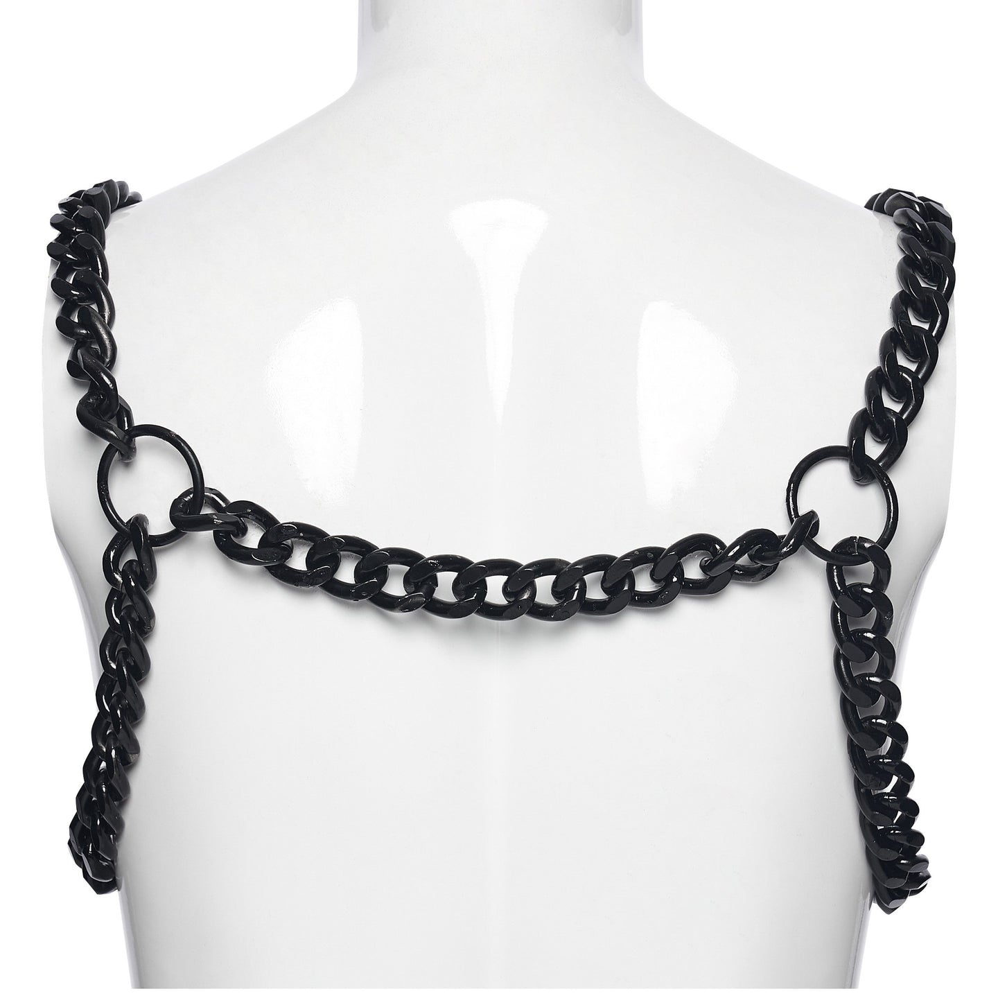 Punk Rave Claim Chain Harness Black
