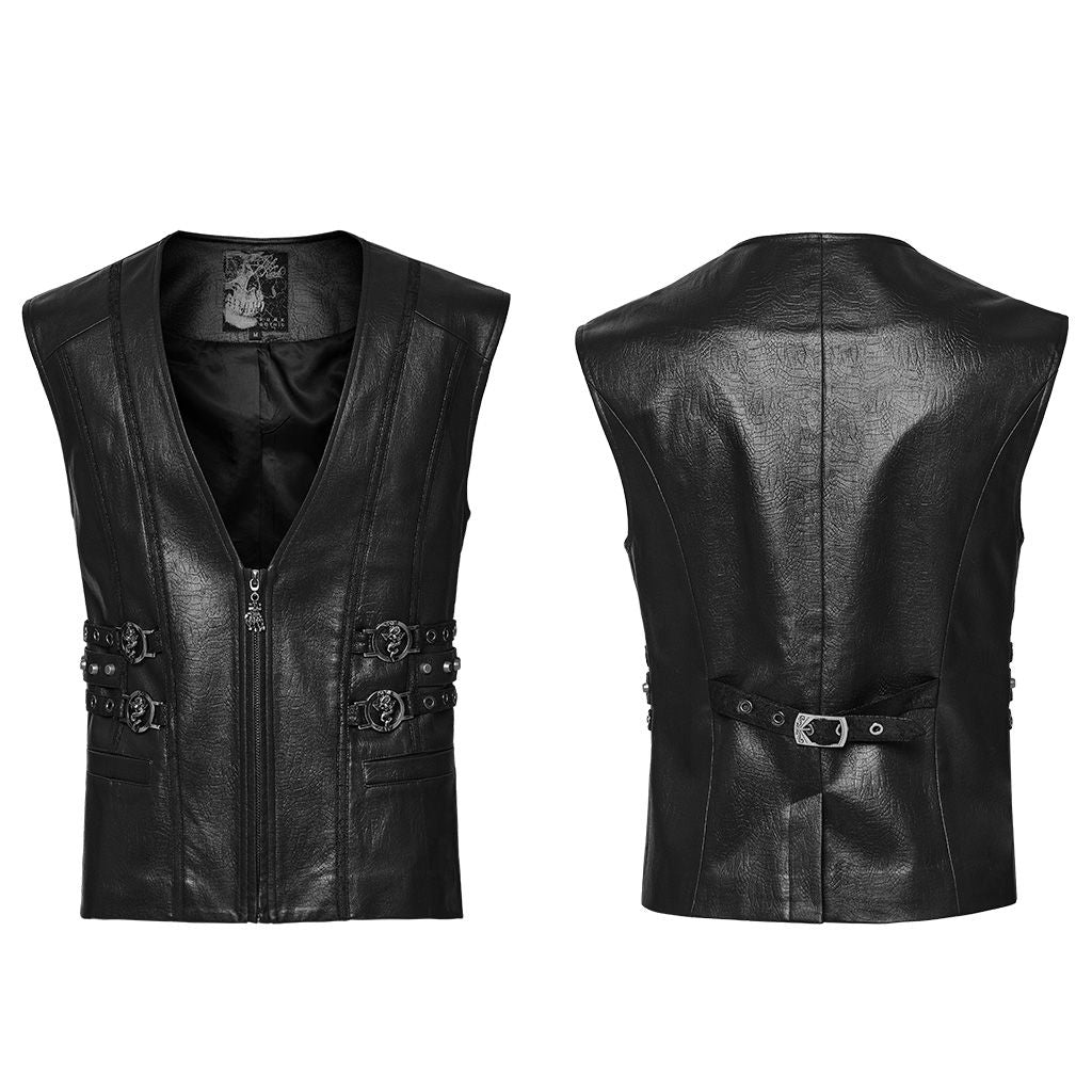 It's Time Waistcoat Zwart