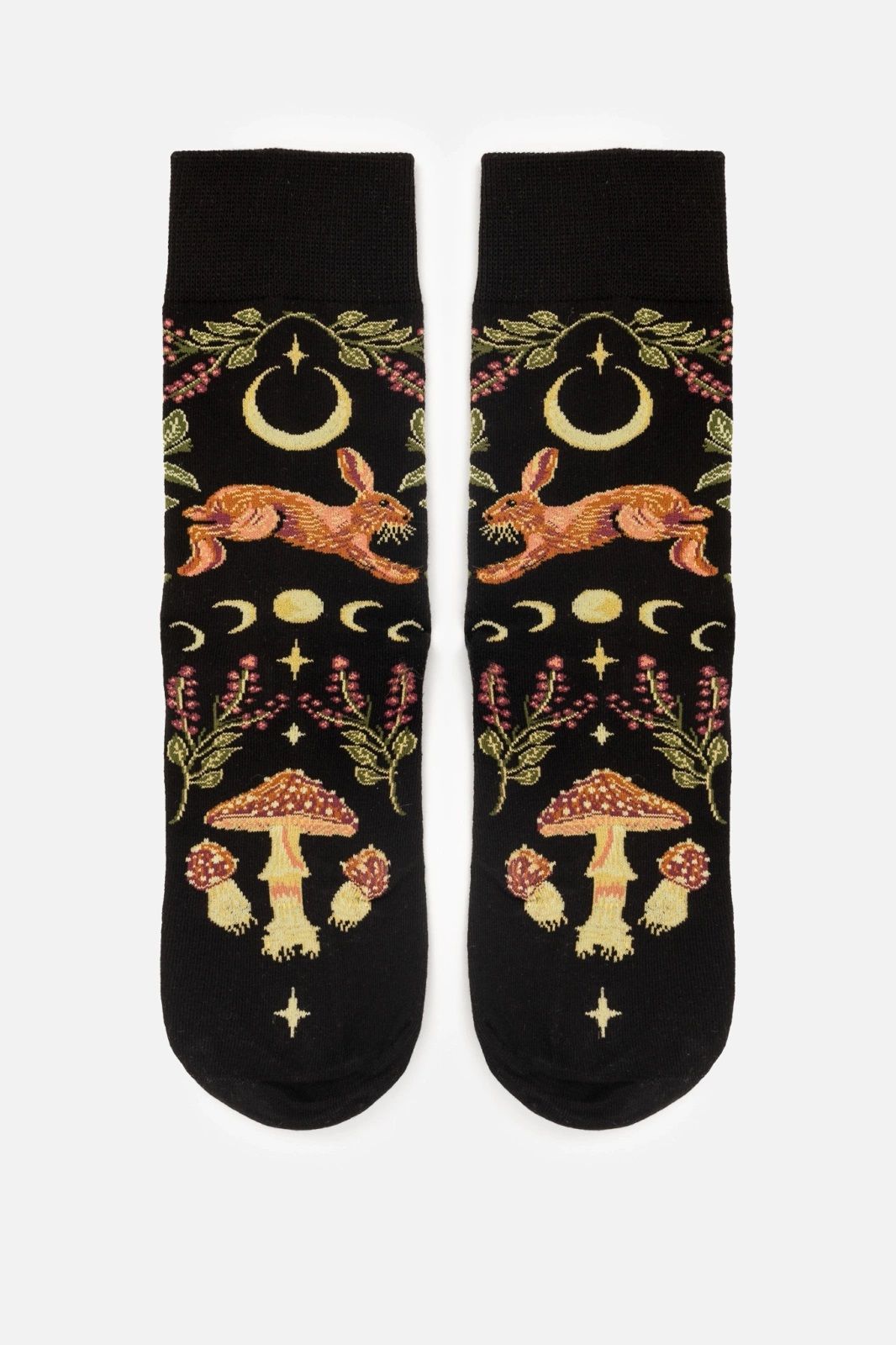 Hare Moon Jacquard Sokken